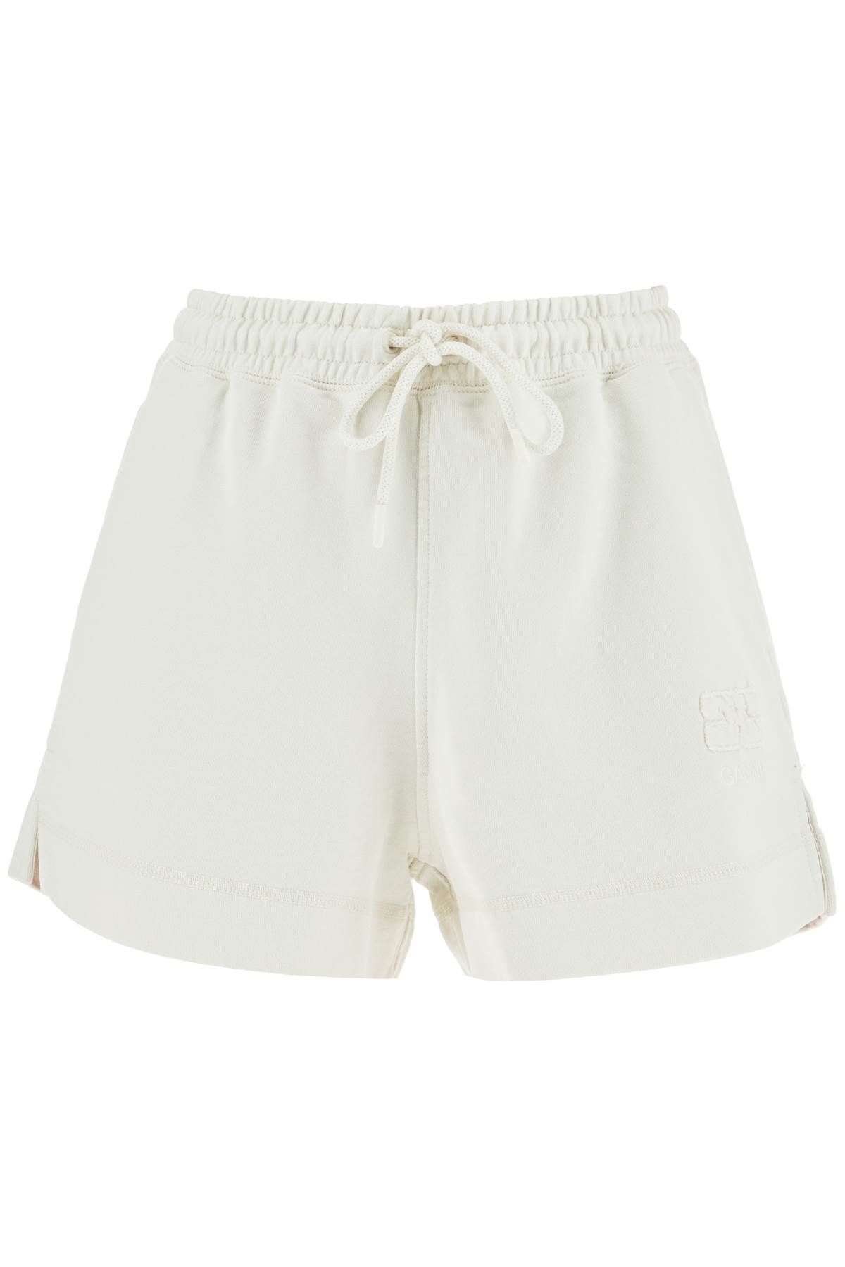 Ganni GANNI sweatshirt fabric shorts