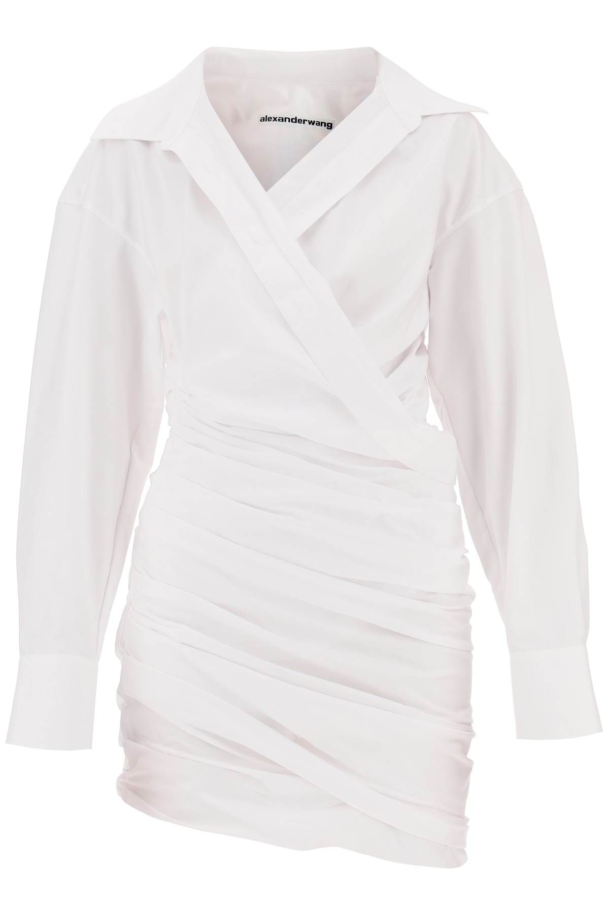 Alexander Wang ALEXANDER WANG draped mini shirt dress