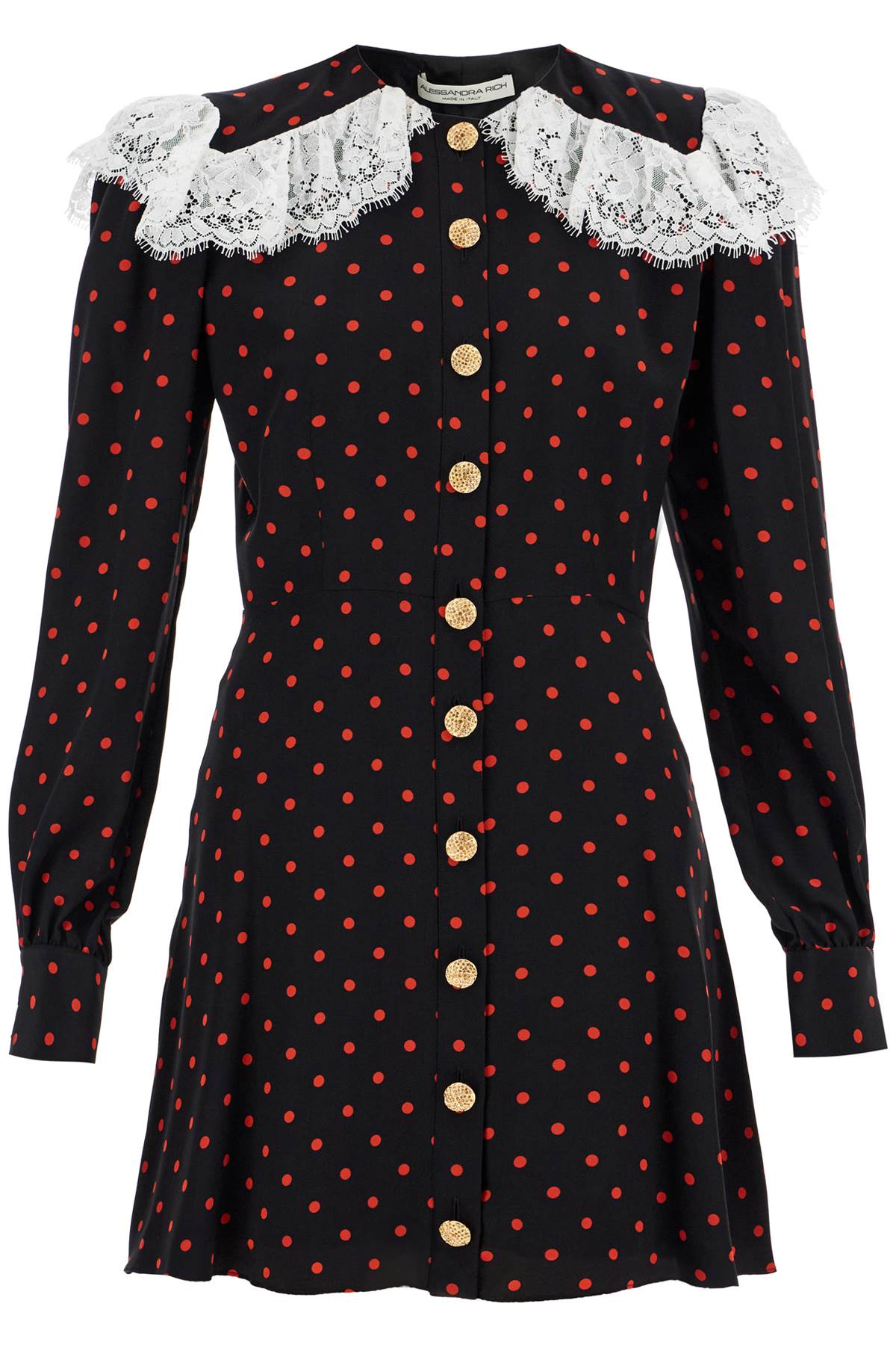 Alessandra Rich ALESSANDRA RICH "silk polka dot mini dress