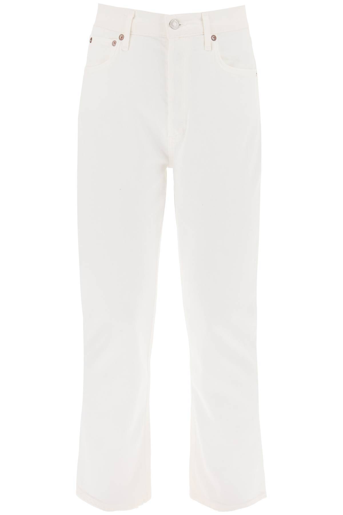AGOLDE AGOLDE riley high-waisted cropped jeans