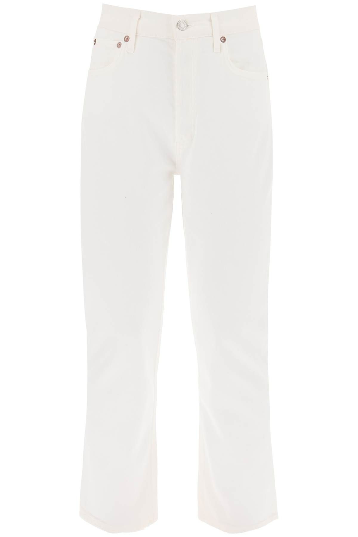 AGOLDE AGOLDE riley high-waisted cropped jeans