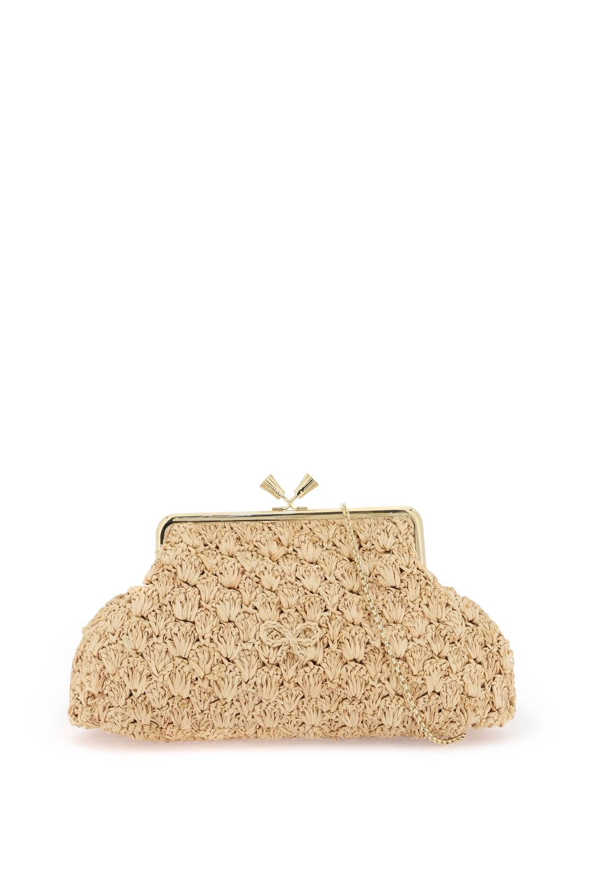 Anya Hindmarch ANYA HINDMARCH large maud bow clutch