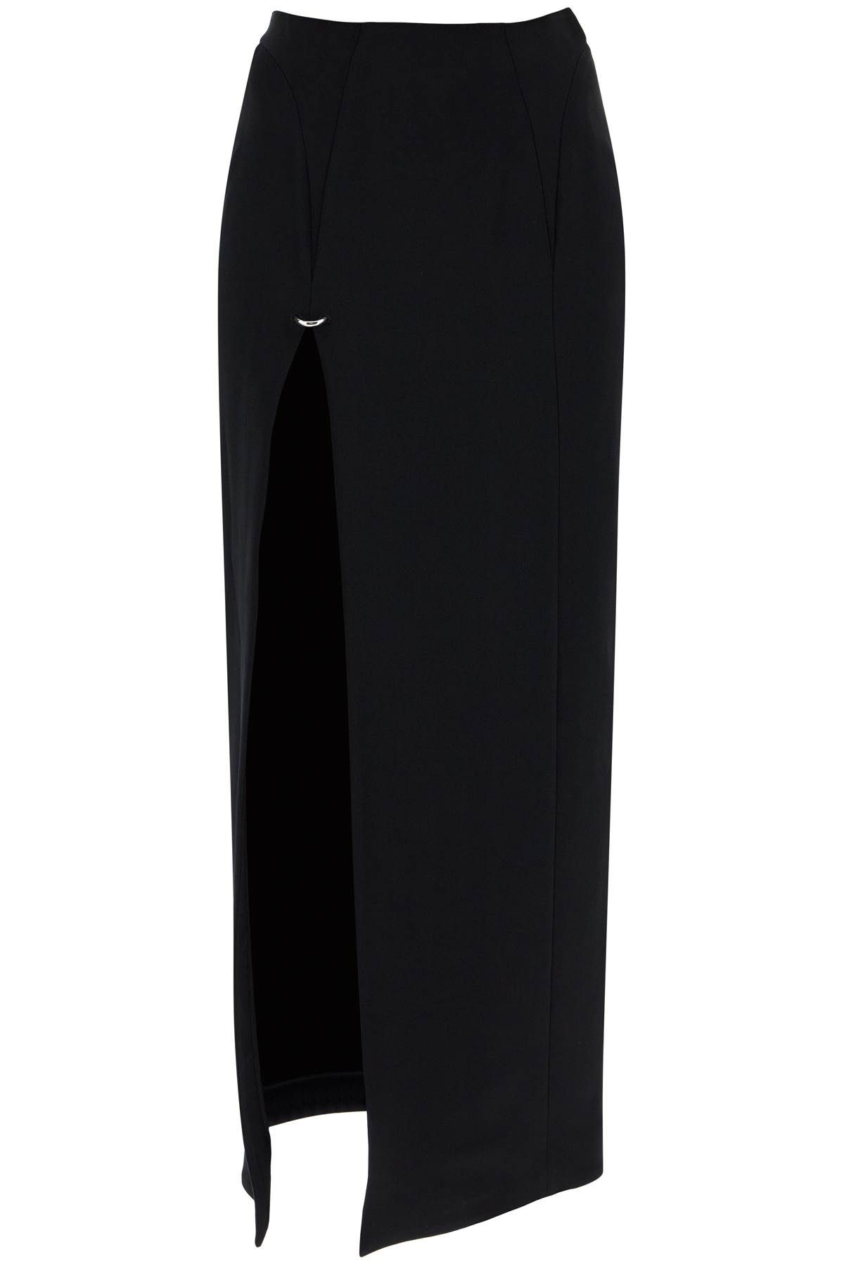 Mugler MUGLER long skirt with piercing detail