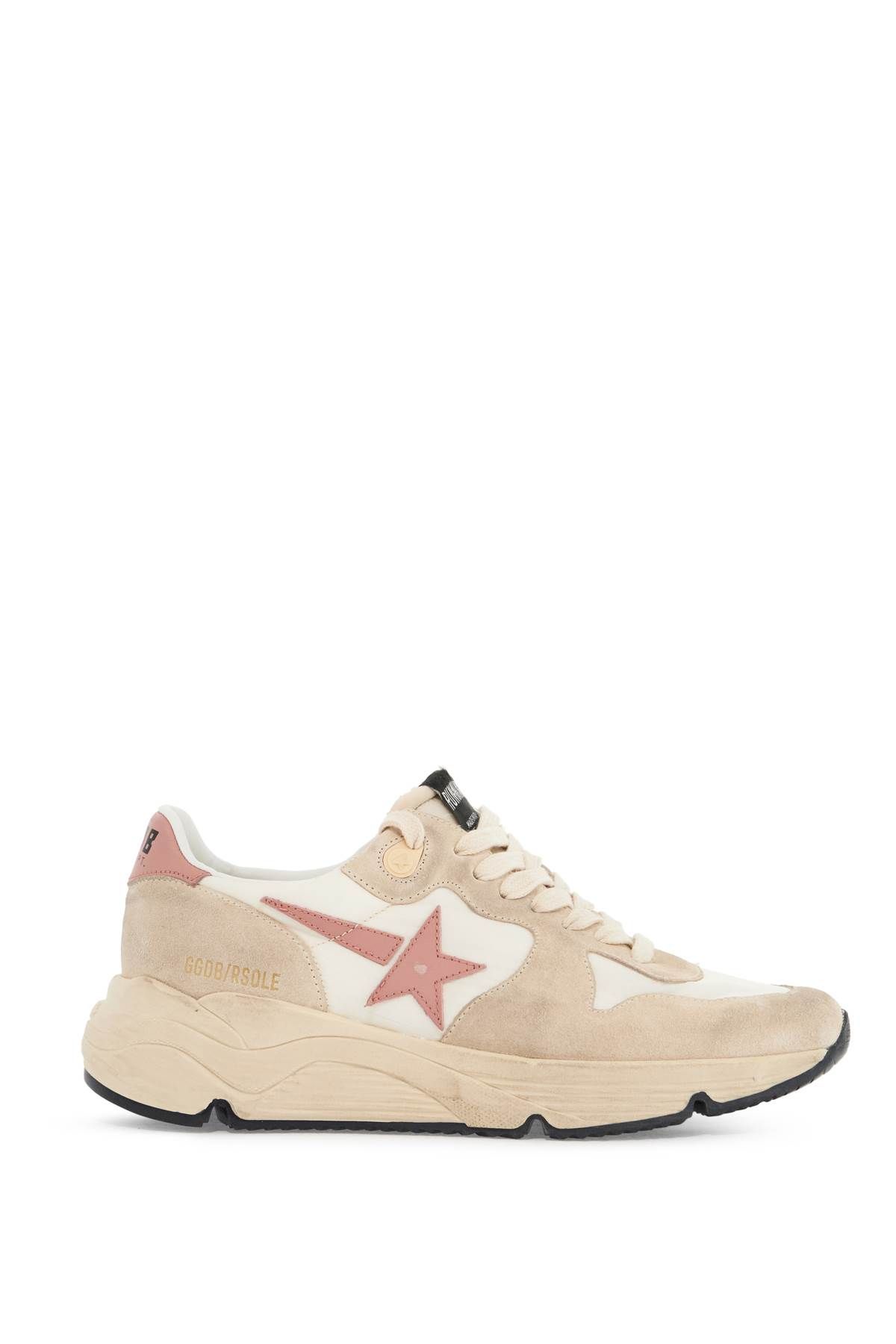 Golden Goose GOLDEN GOOSE nylon and suede running sneakers with durable sole