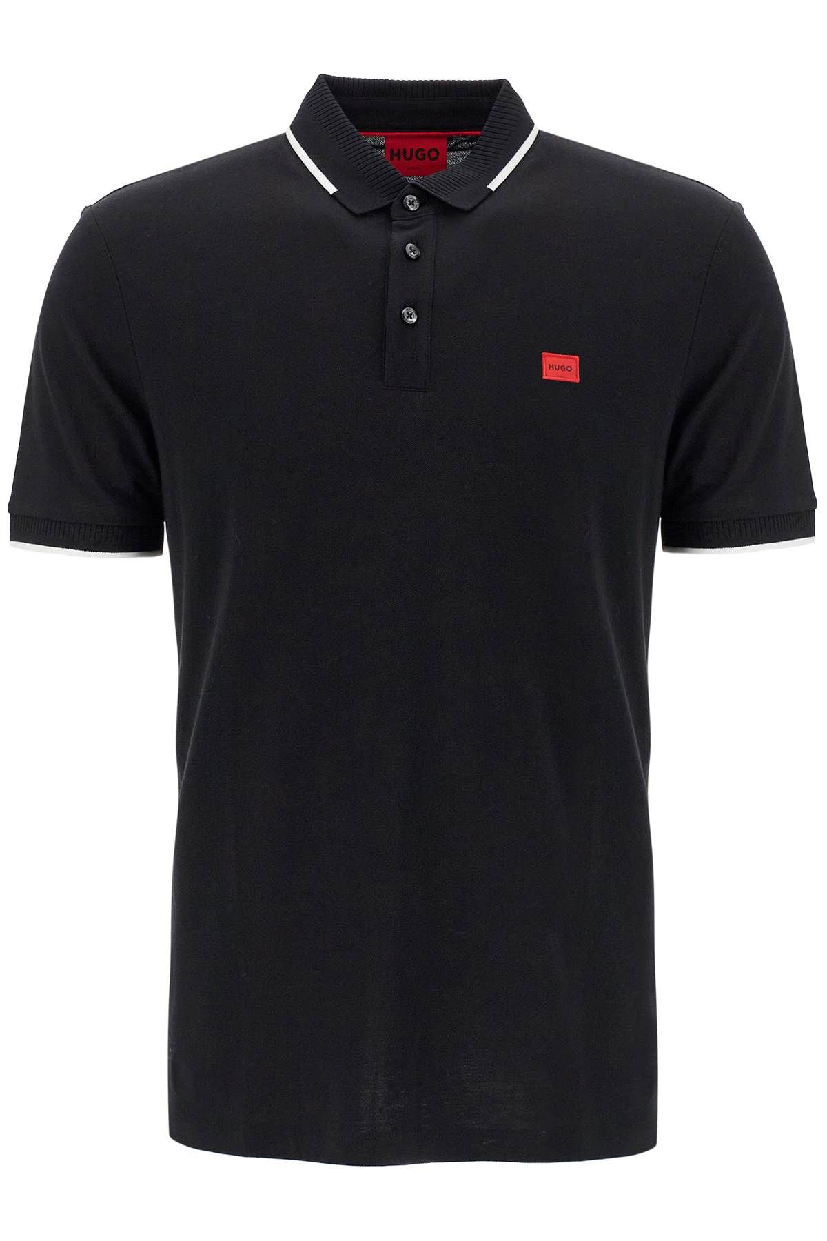 Hugo HUGO polo shirt with contrasting finishing details