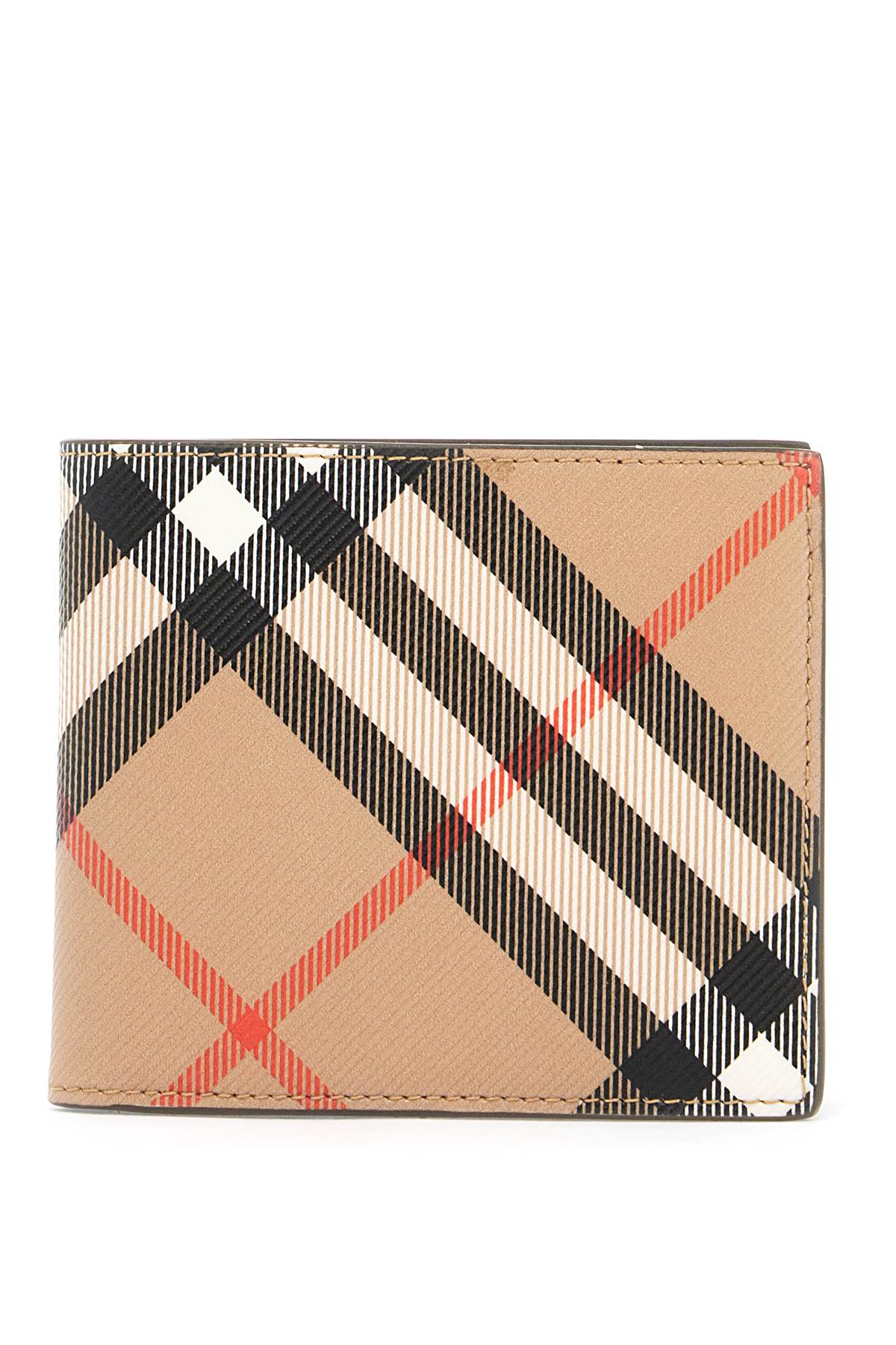 Burberry BURBERRY book wallet in coated canvas bi-fold design