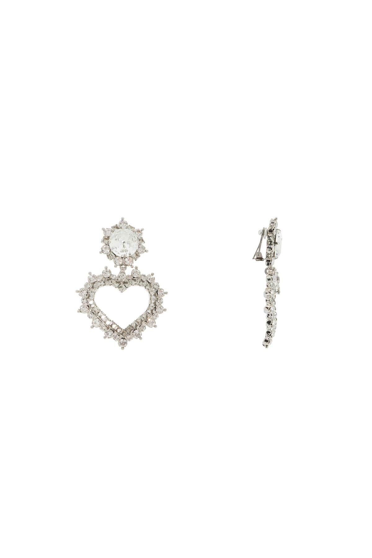 Alessandra Rich ALESSANDRA RICH heart-shaped dangling earrings