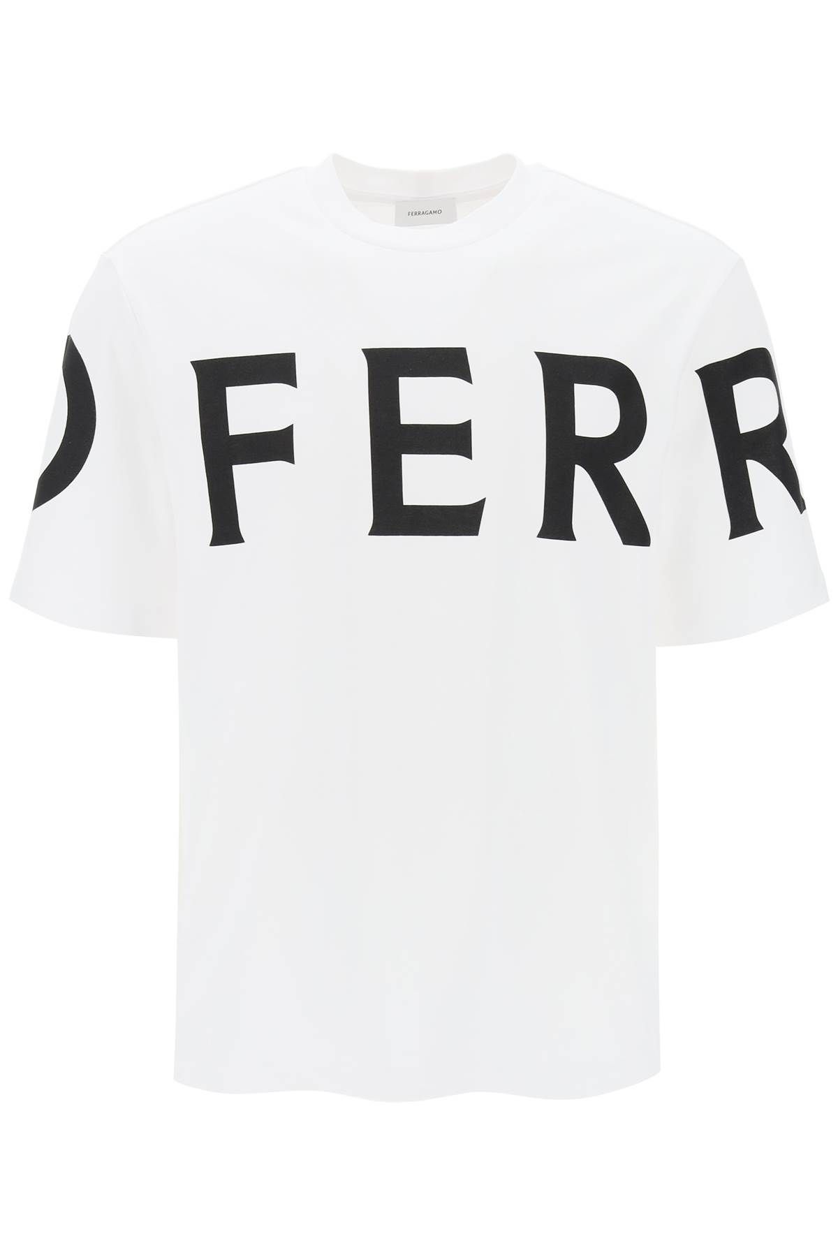 Ferragamo FERRAGAMO short sleeve t-shirt with oversized logo