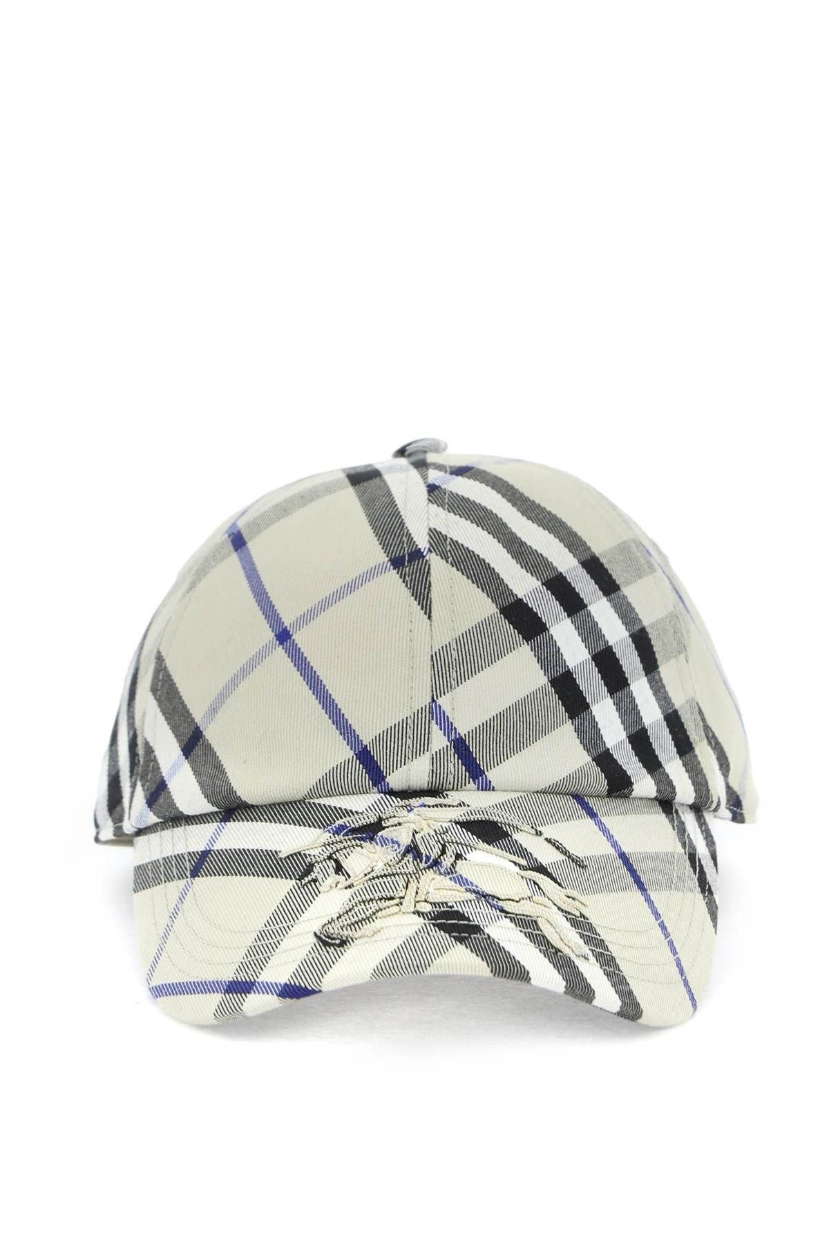 Burberry BURBERRY ered baseball cap in cotton blend