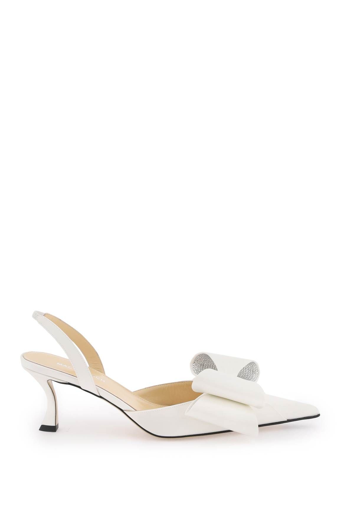  MACH E MACH 'le cadeau' slingback pumps with double bow