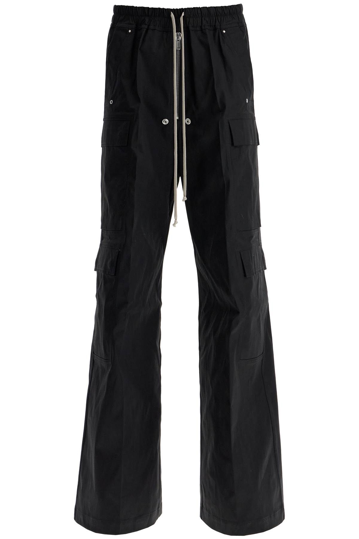 Rick Owens RICK OWENS heavy poplin cargo pants with belas