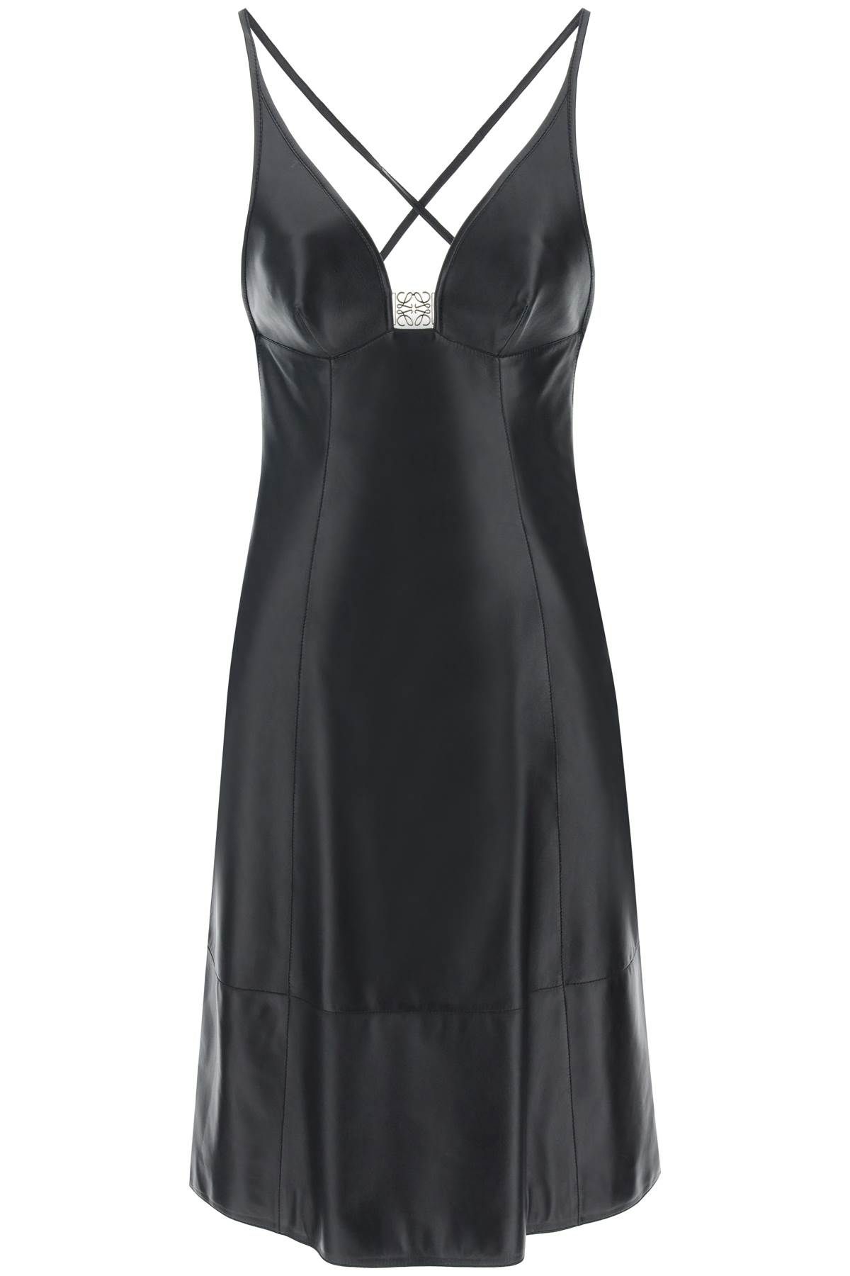 Loewe LOEWE anagram nappa midi dress