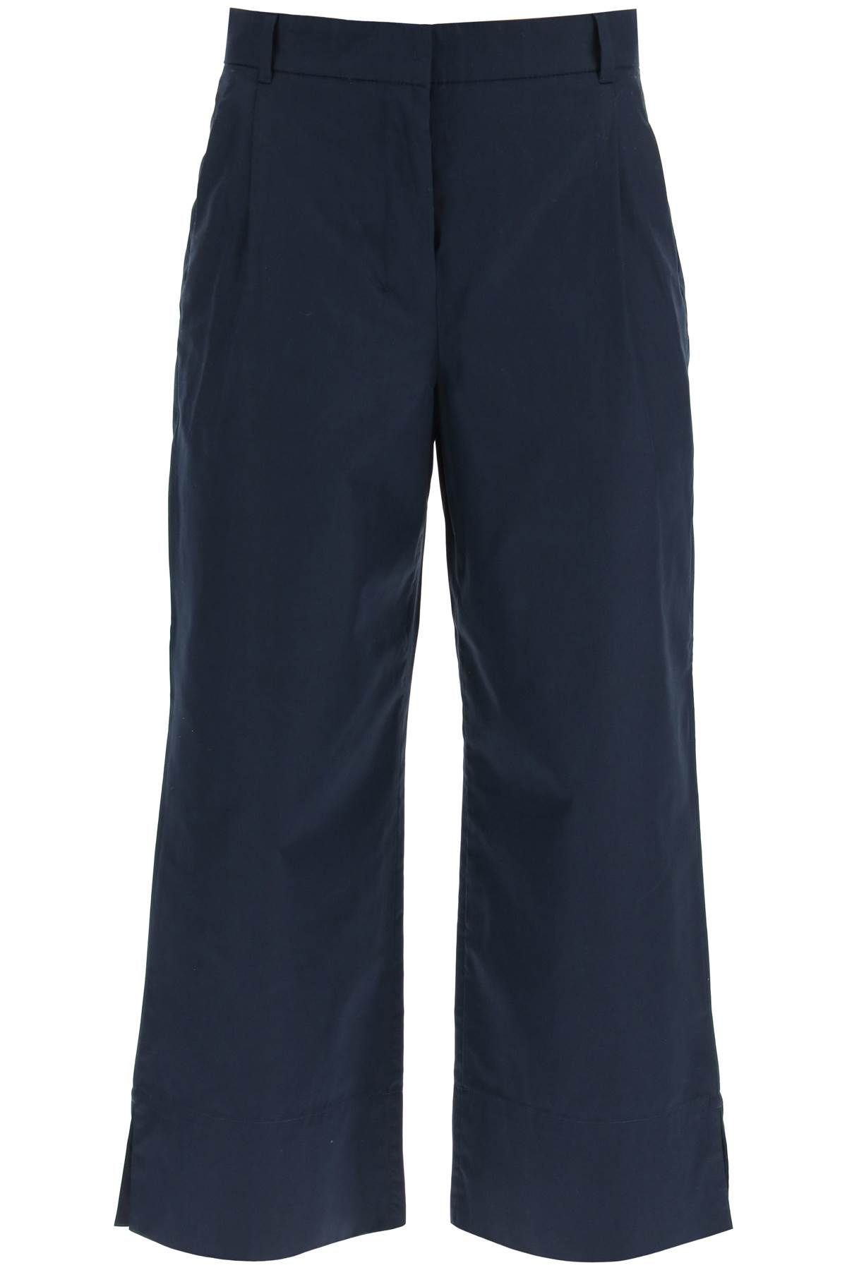  'S MAX MARA 'gatti' cropped cotton pants