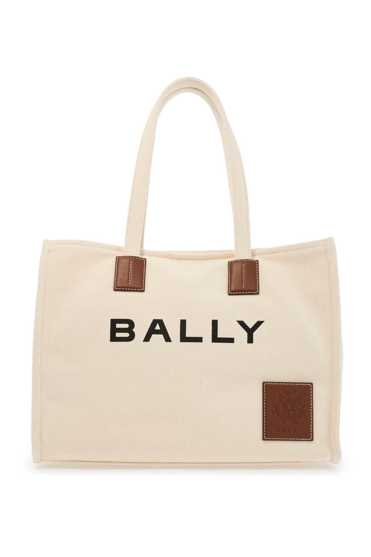 BALLY BALLY east/west akelei canvas tote