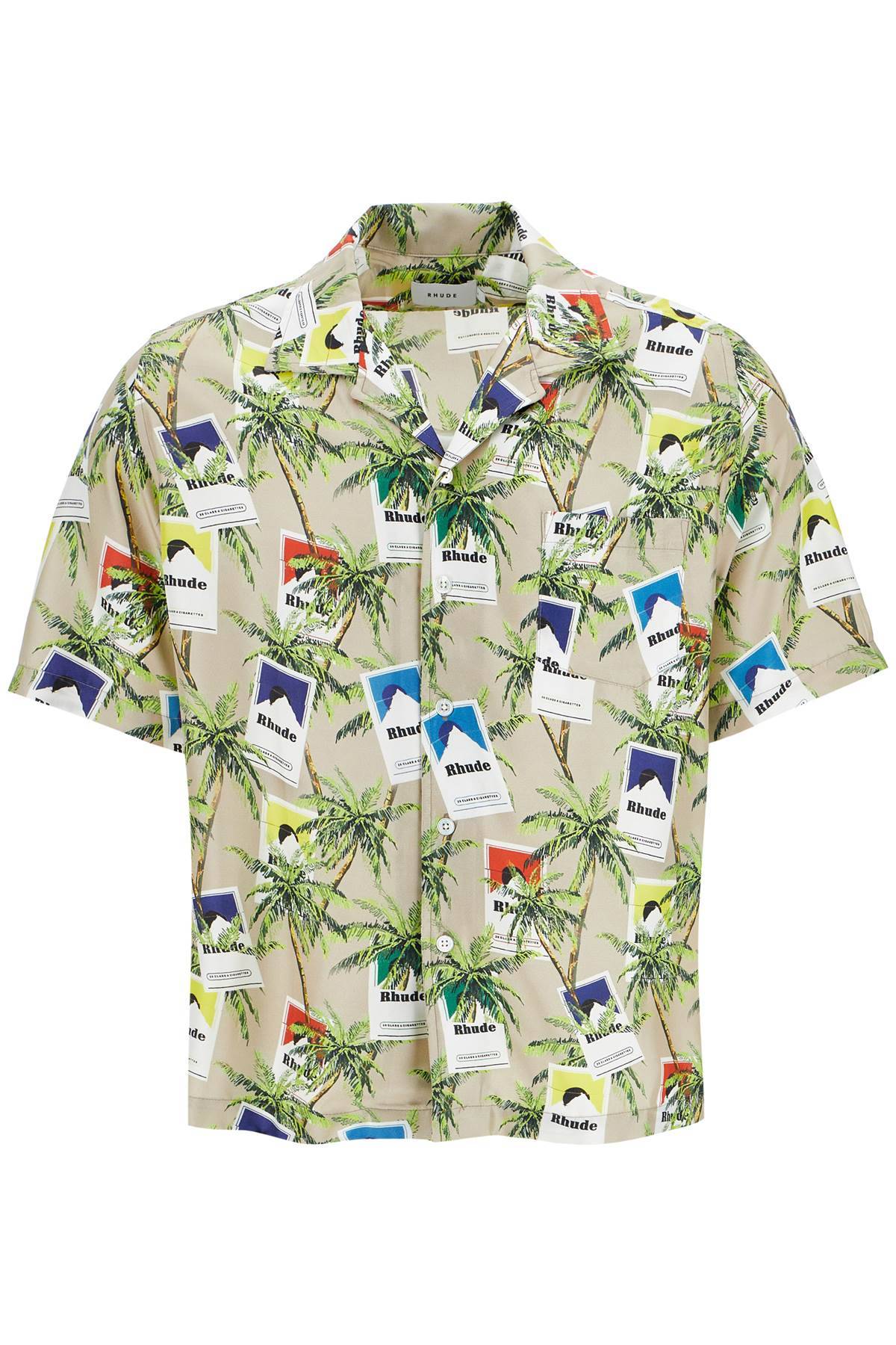 Rhude RHUDE 'cigarette' bowling shirt in silk