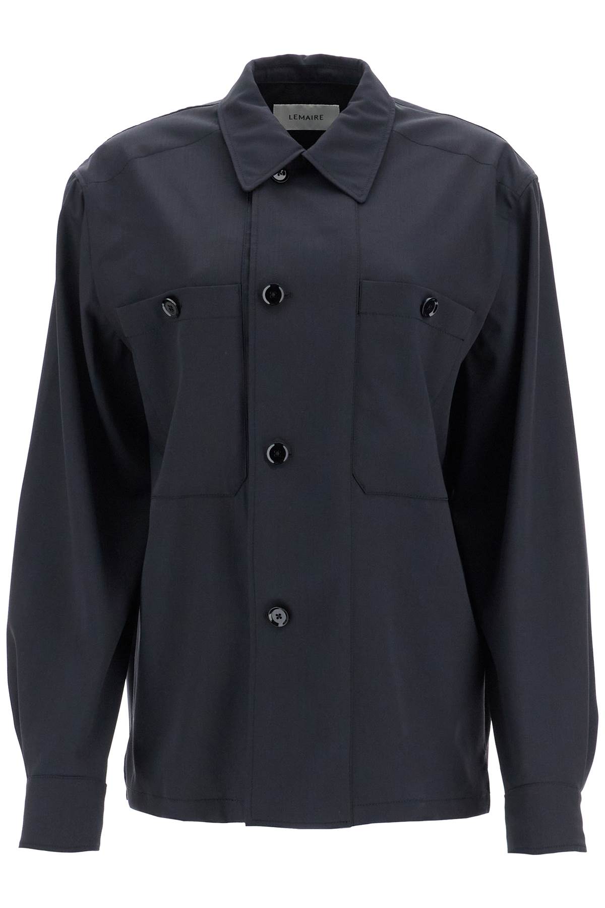 Lemaire LEMAIRE double-breasted twill oversh