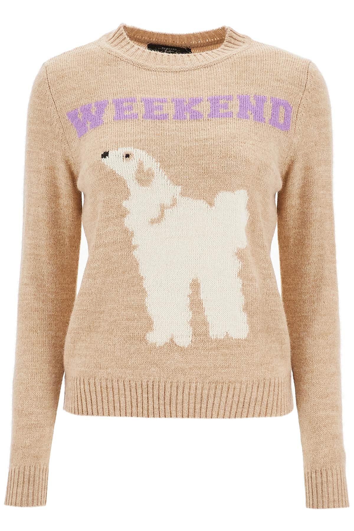 Weekend Max Mara WEEKEND MAX MARA intarsia alpaca and wool