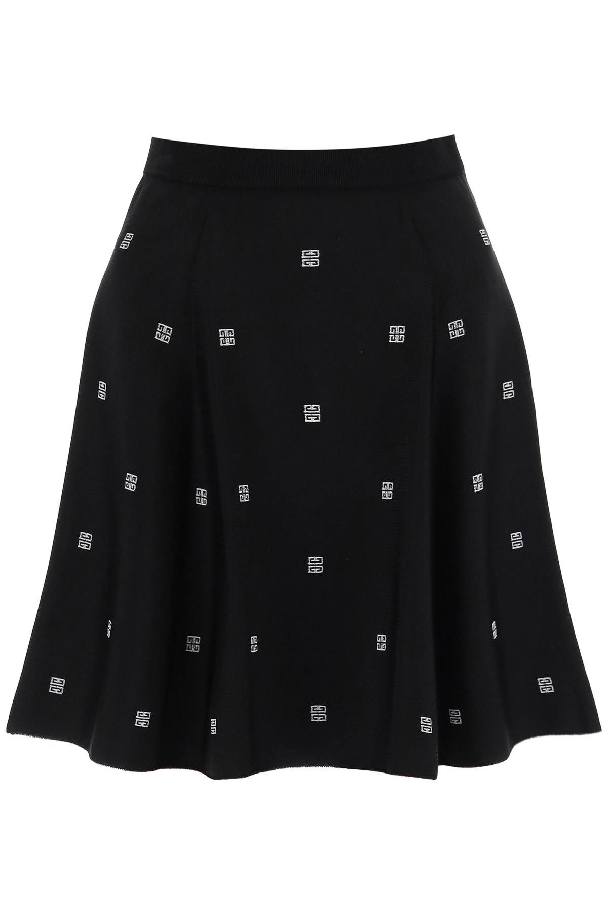 Givenchy GIVENCHY knitted mini skirt with 4g motif