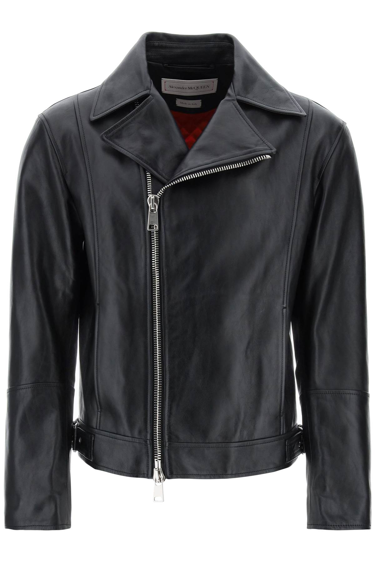 Alexander McQueen ALEXANDER MCQUEEN nappa biker jacket