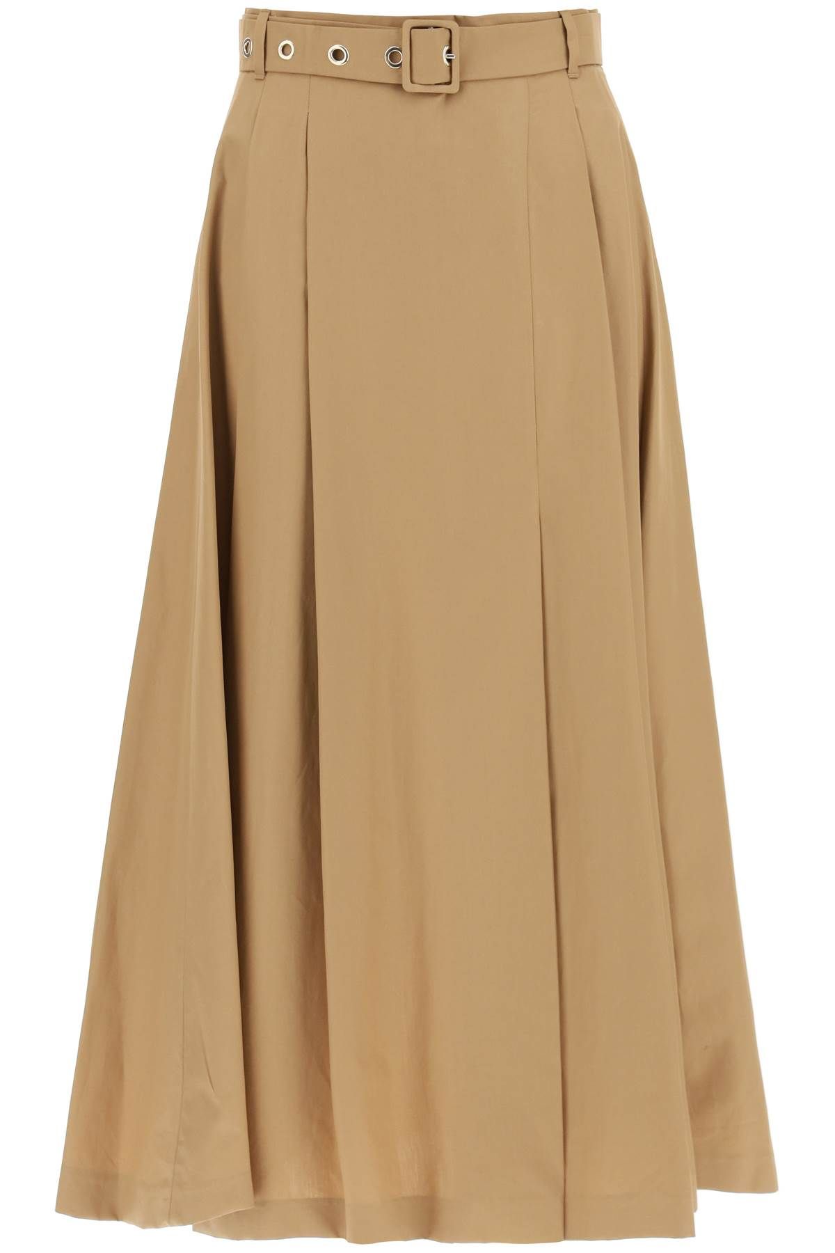  'S MAX MARA "gilda cotton poplin skirt"