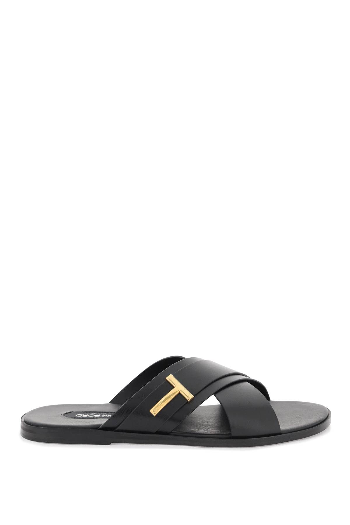 Tom Ford TOM FORD preston leather sandals in