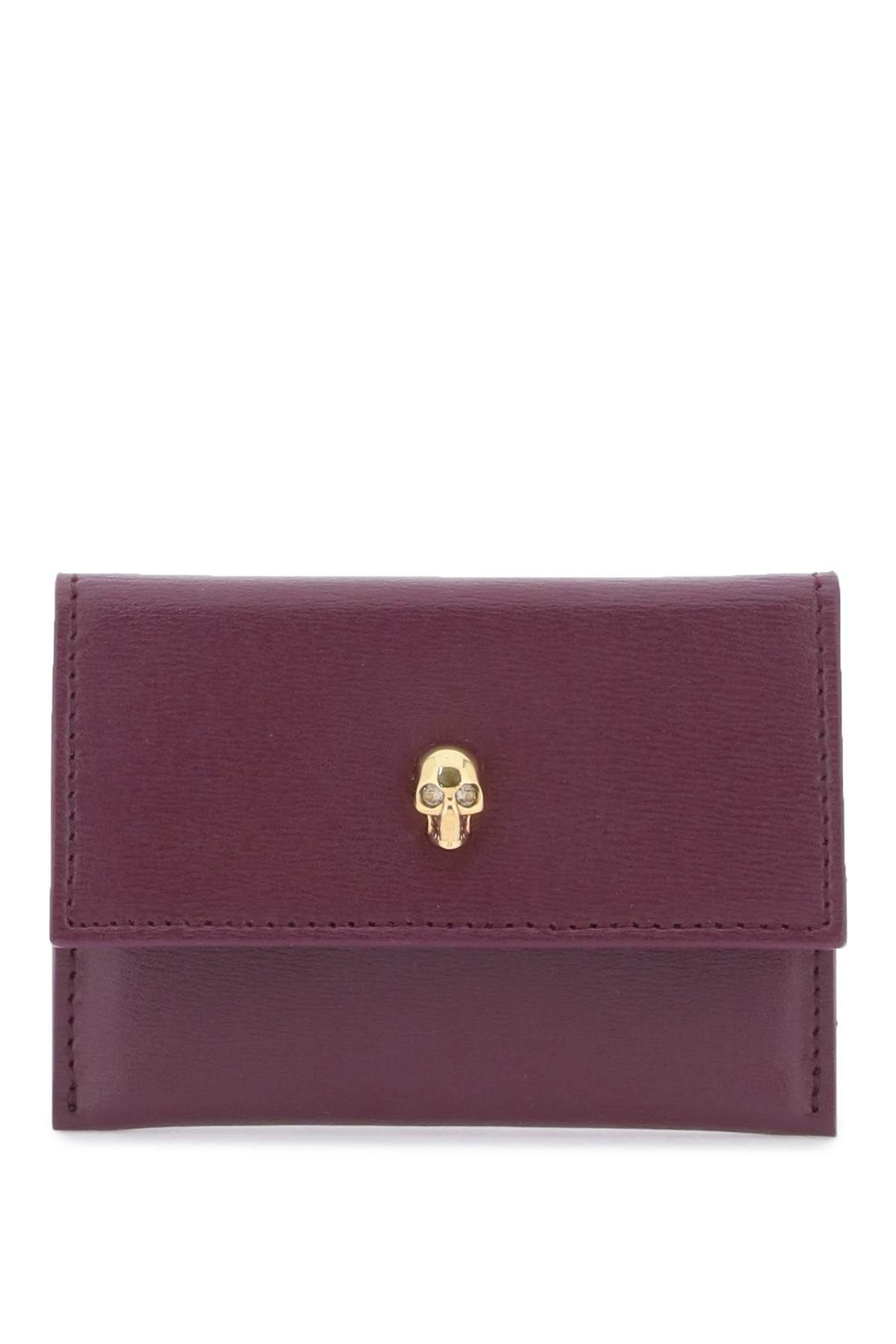 Alexander McQueen ALEXANDER MCQUEEN envelope skull card holder pouch