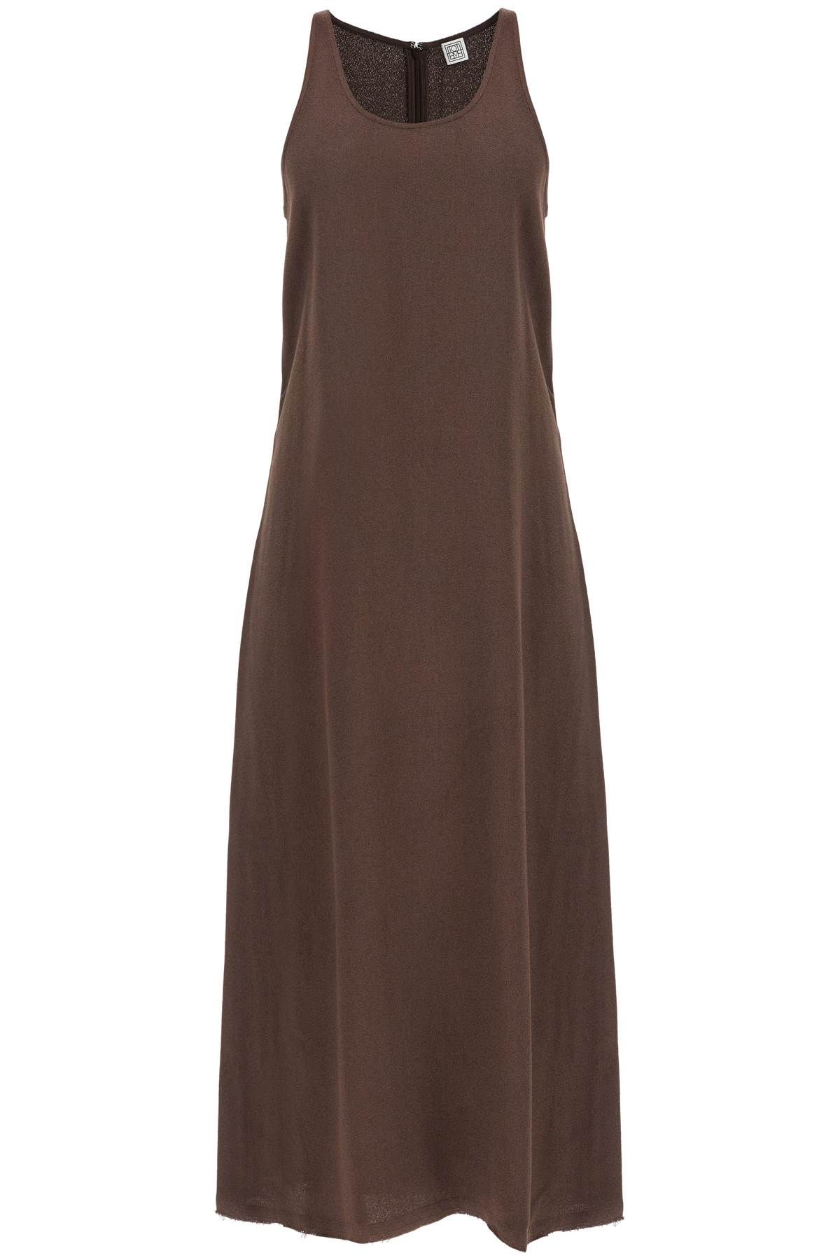 Toteme TOTEME maxi crepe sablé dress