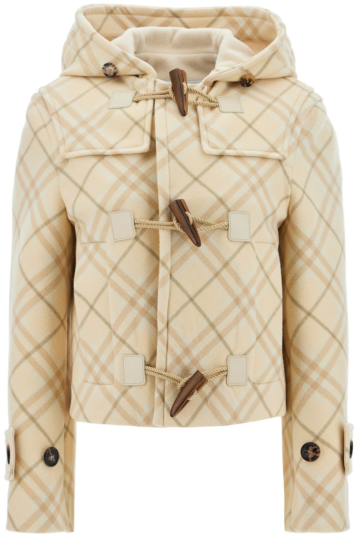 Burberry BURBERRY 'montgomery cropped in wool and cash