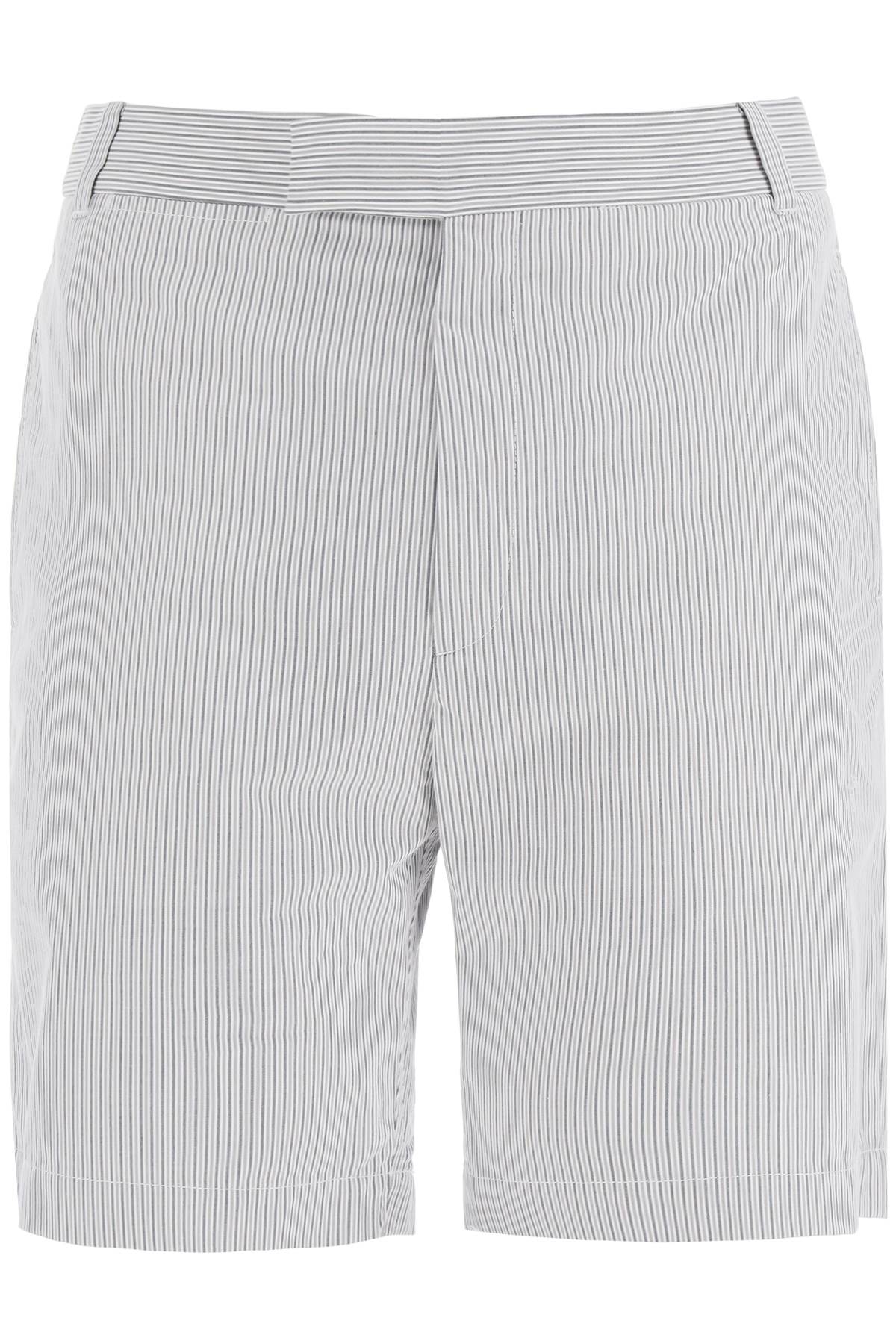 Thom Browne THOM BROWNE striped cotton bermuda shorts for men