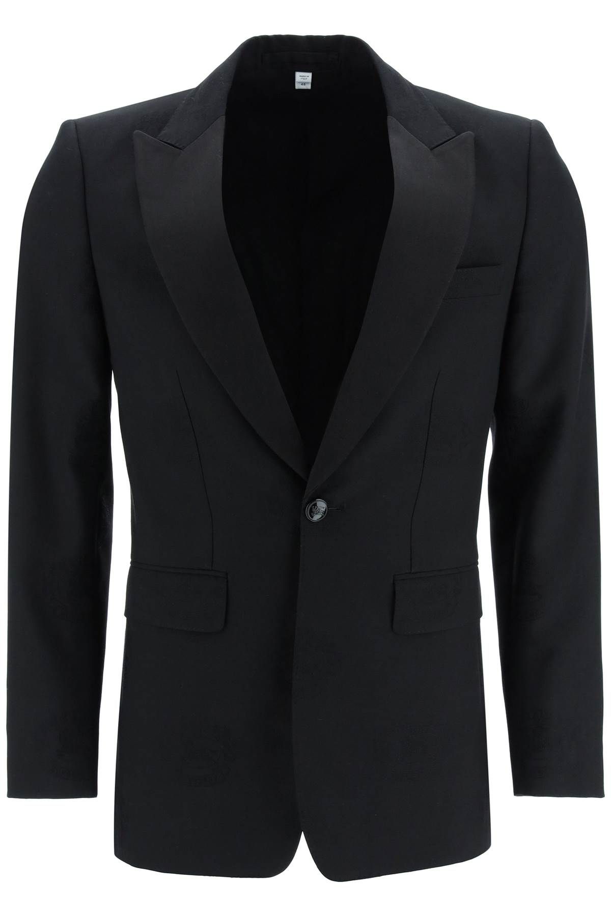 Burberry BURBERRY tuxedo jacket with jacquard details