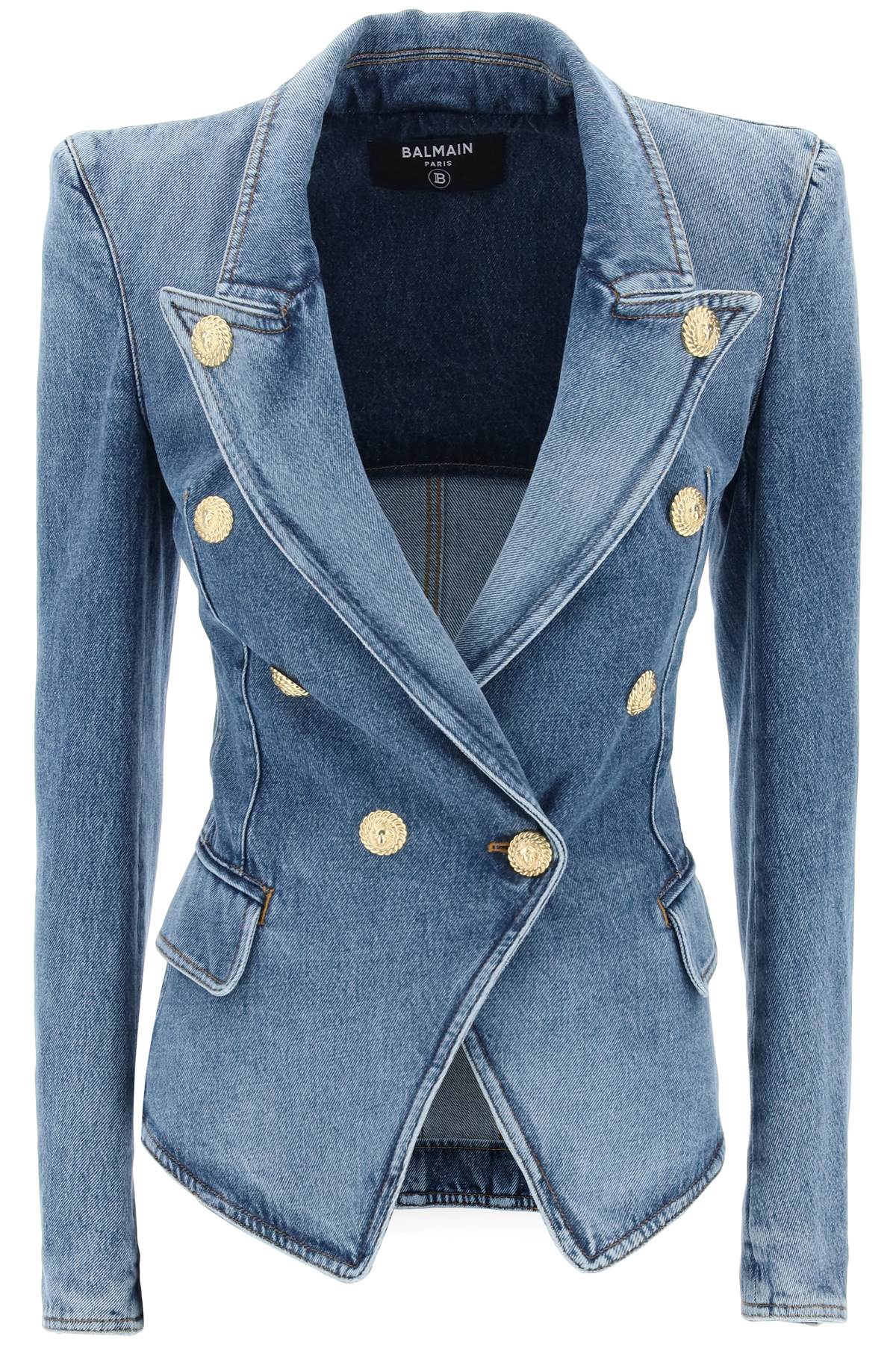 Balmain BALMAIN denim jacket with eight buttons