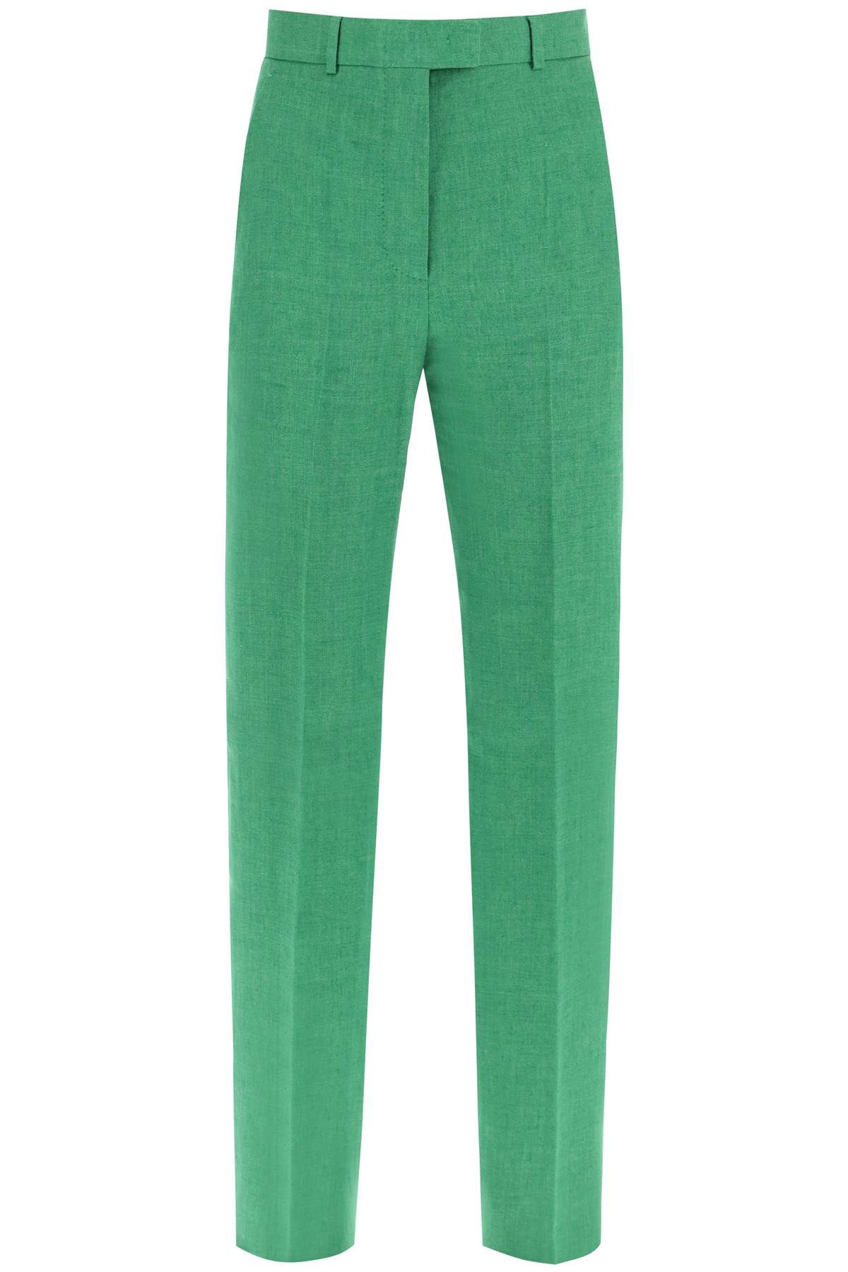 MAX MARA STUDIO MAX MARA STUDIO 'alcano' straight linen pants