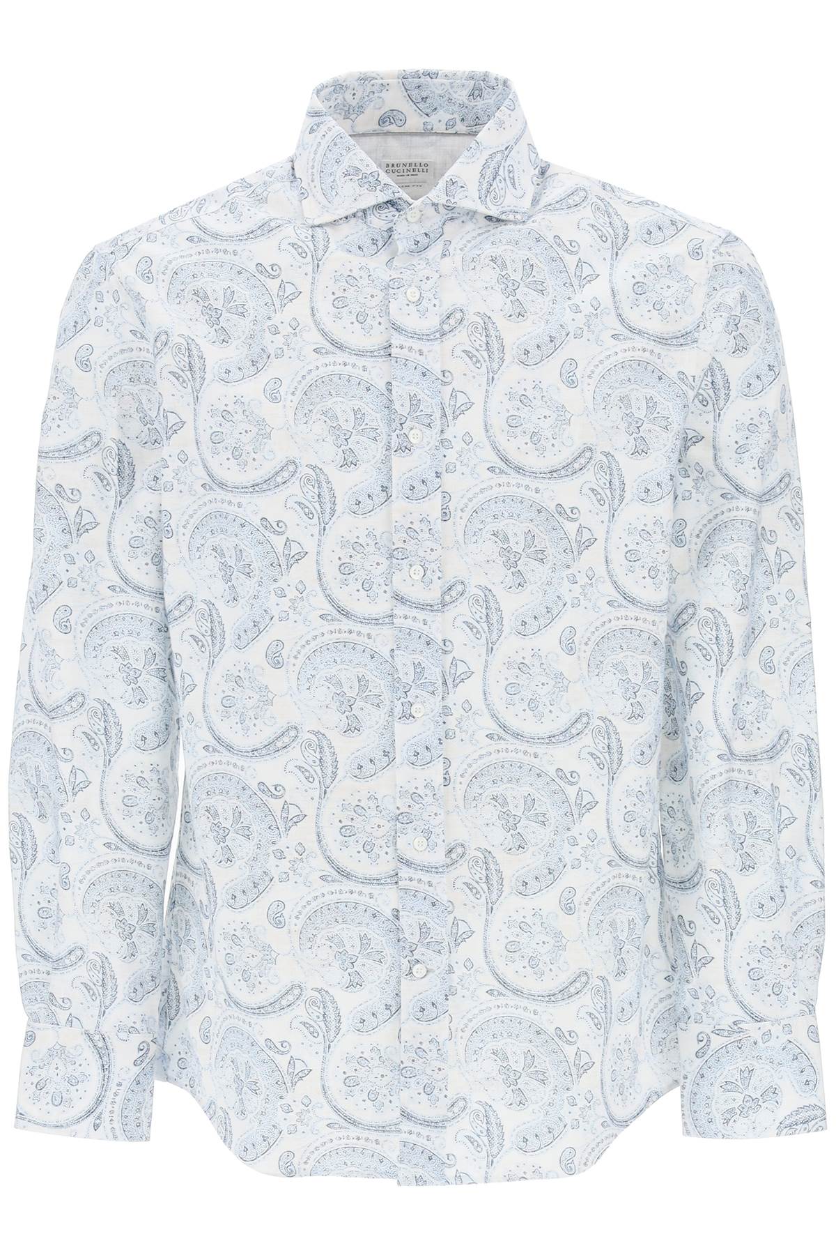 Brunello Cucinelli BRUNELLO CUCINELLI oxford shirt with paisley pattern