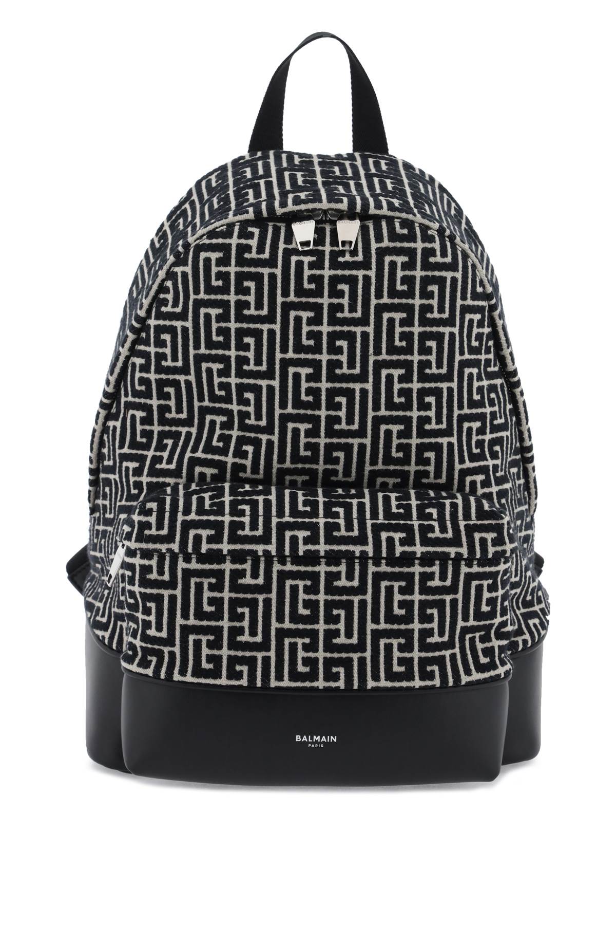 Balmain BALMAIN jacquard backpack with monogram