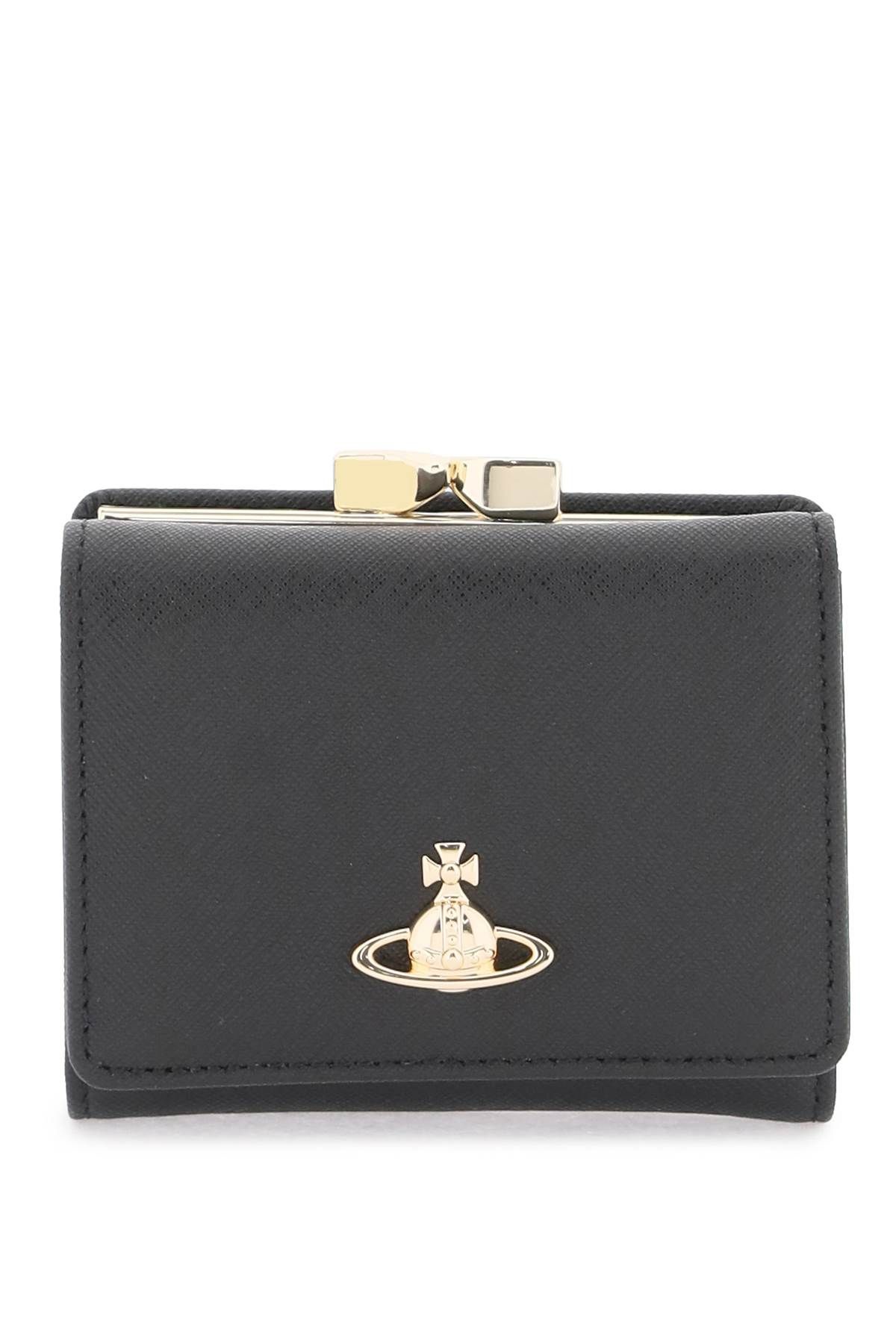 Vivienne Westwood VIVIENNE WESTWOOD small frame saffiano wallet