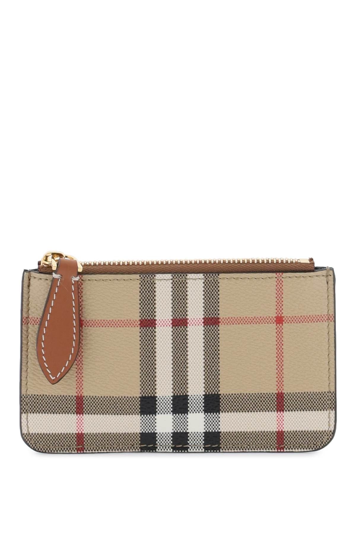 Burberry BURBERRY check coin purse with chain strap