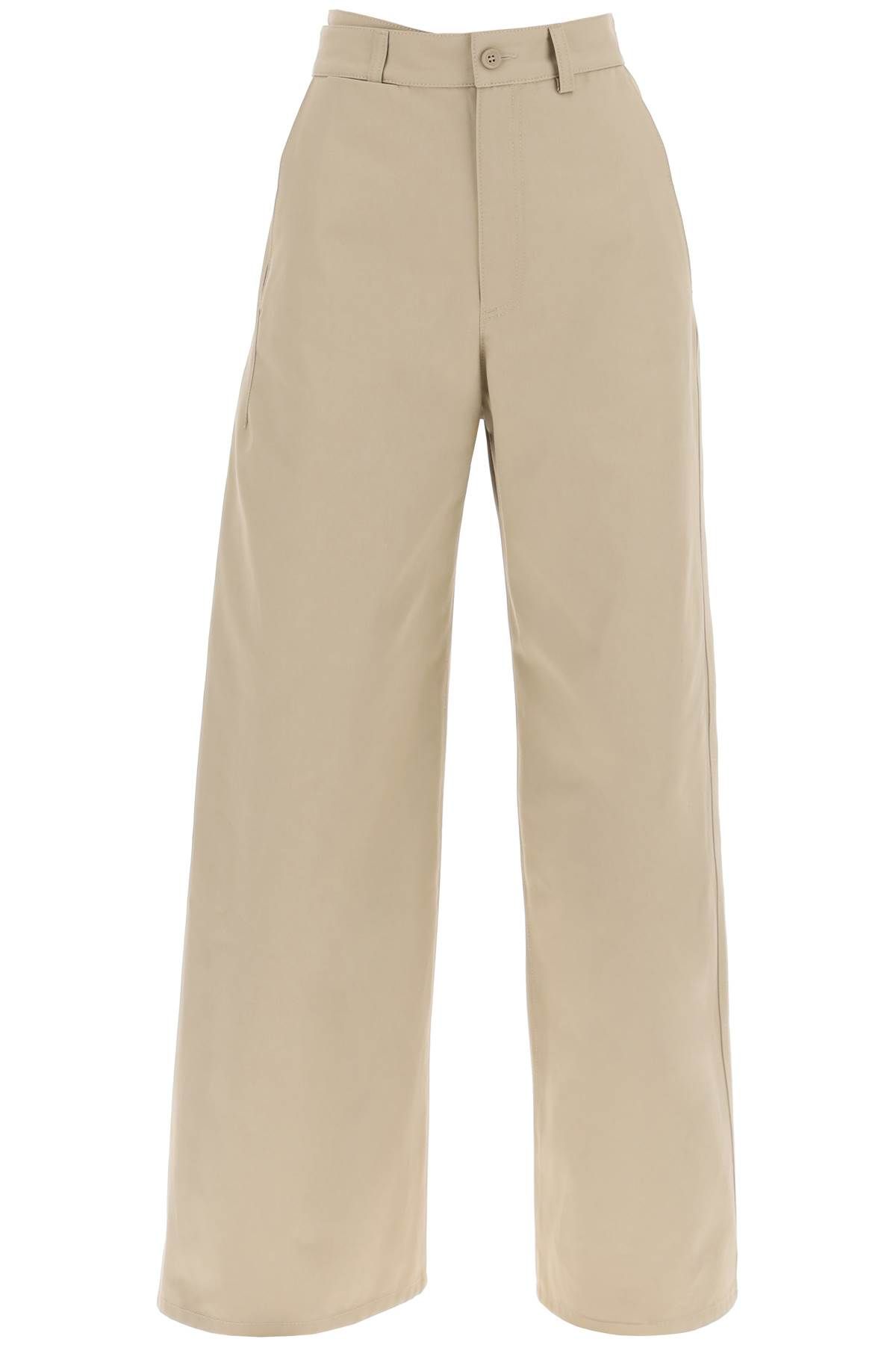 MM6 Maison Margiela MM6 MAISON MARGIELA cotton gabardine trousers