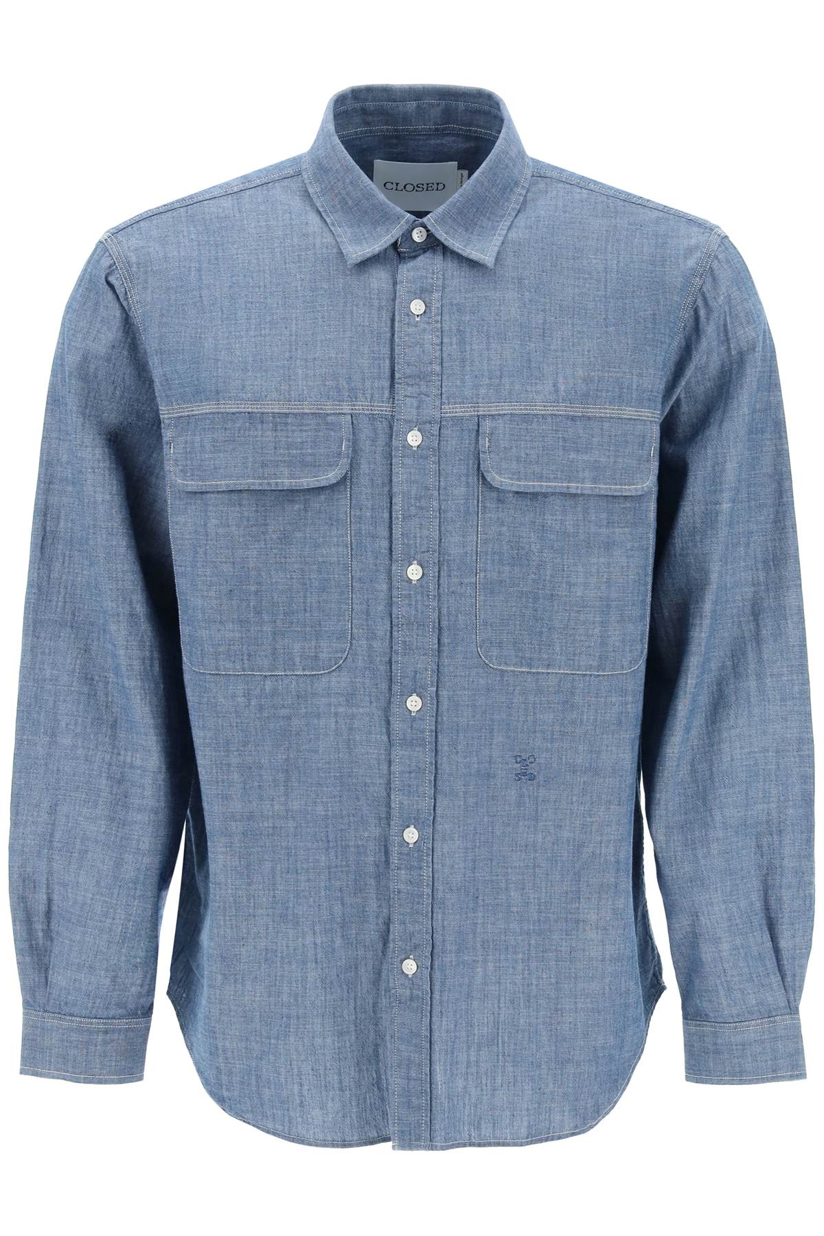 CLOSED CLOSED cotton chambray shirt for