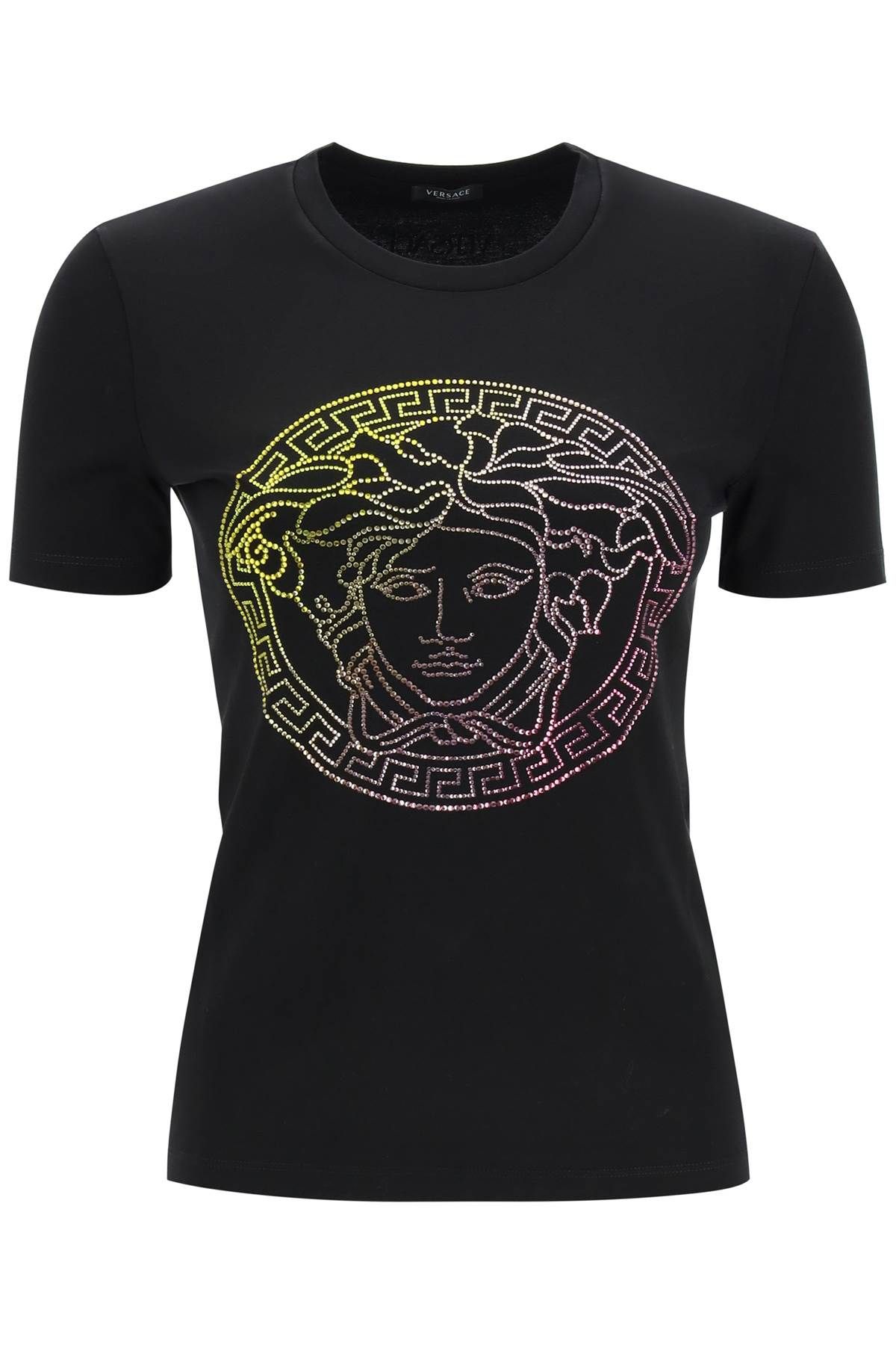 Versace VERSACE t-shirt with crystal medusa