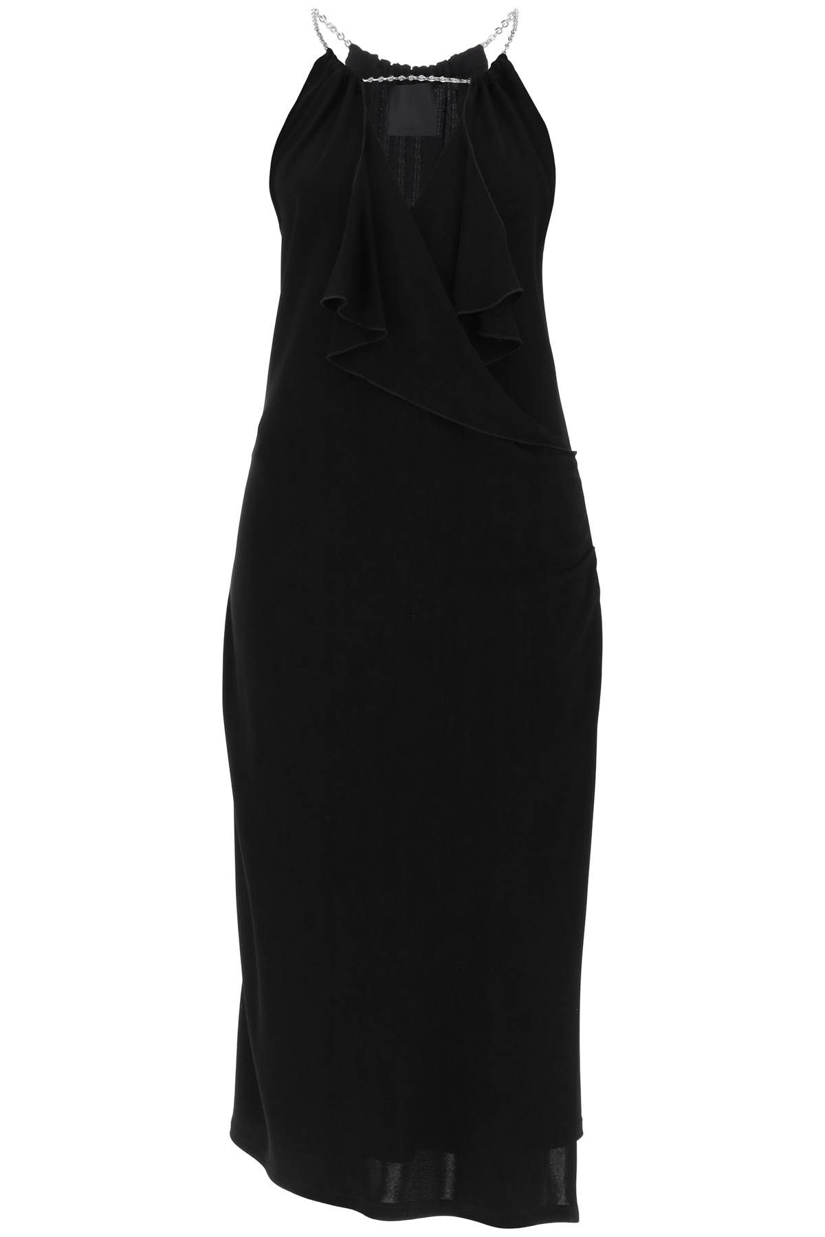 Givenchy GIVENCHY midi dress with chain detail