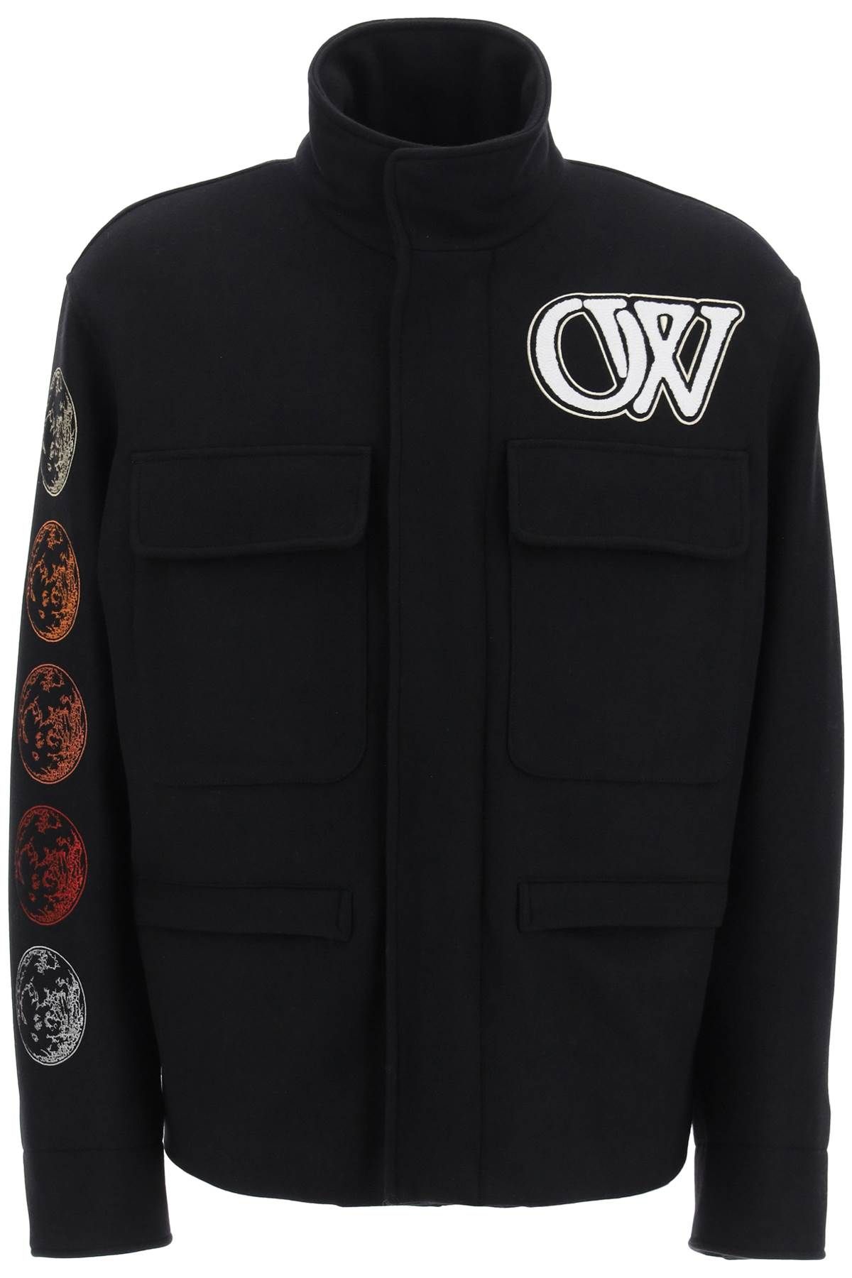 OFF-WHITE OFF-WHITE moon phase field jacket