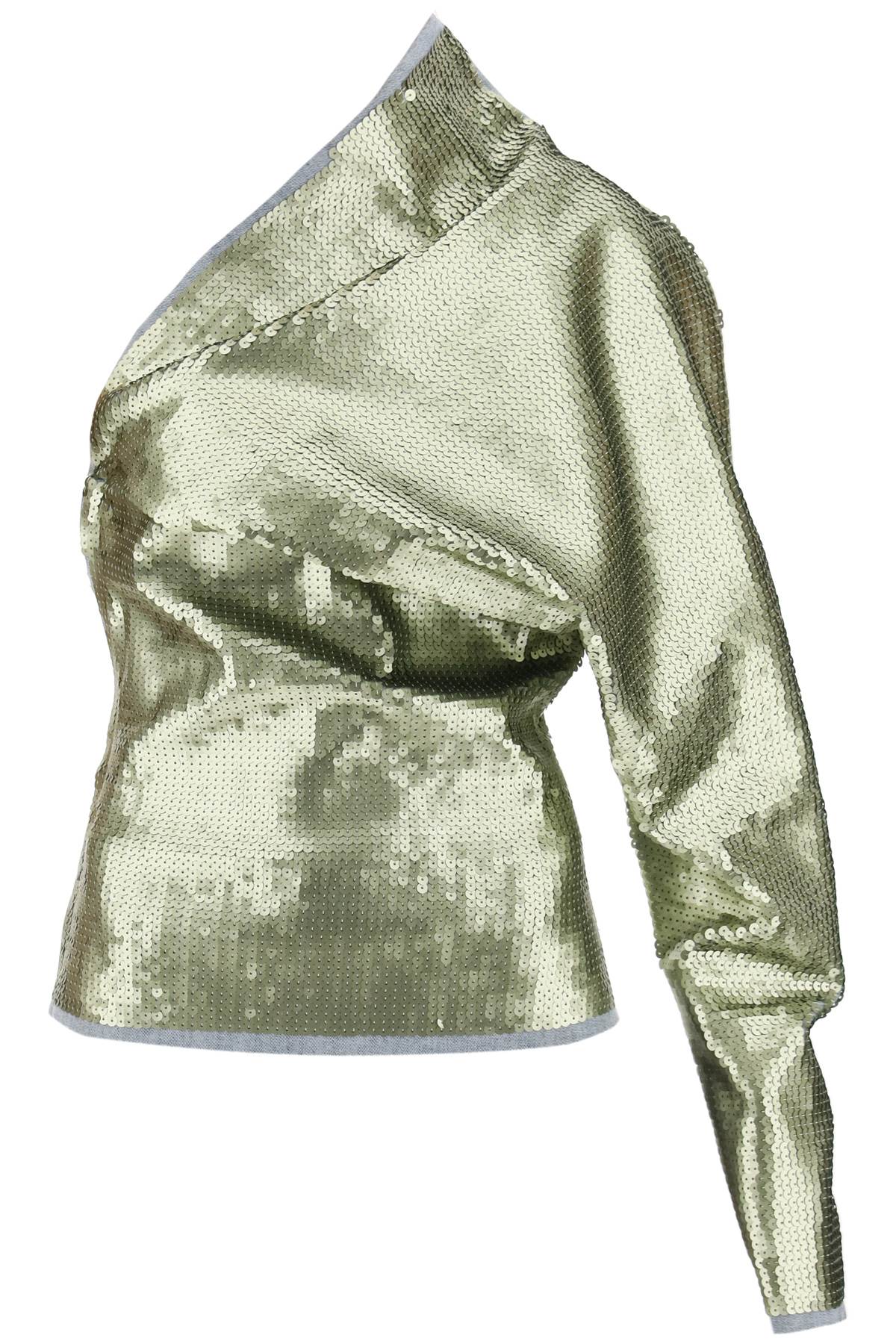 Rick Owens RICK OWENS sequined one-shoulder top