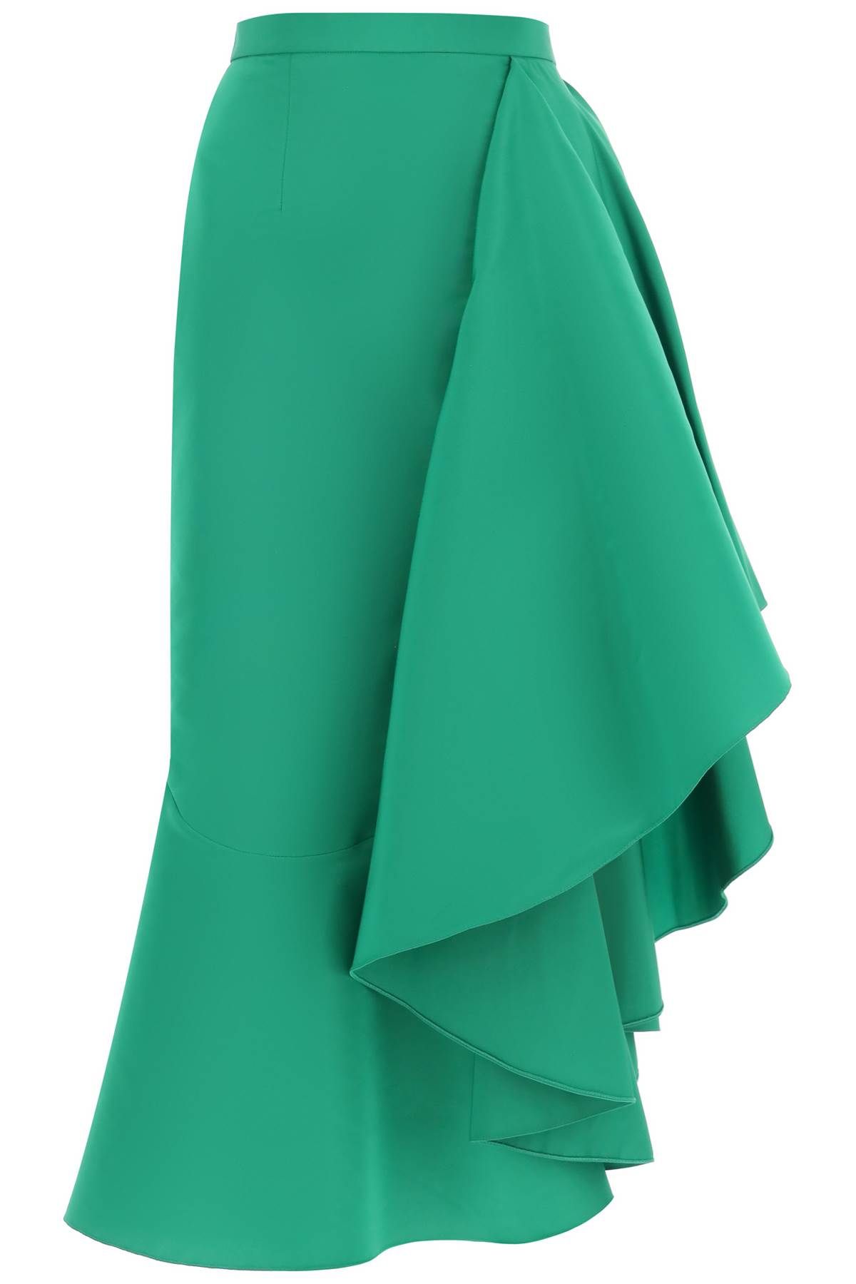 Alexander McQueen ALEXANDER MCQUEEN asymmetric skirt with maxi flounce