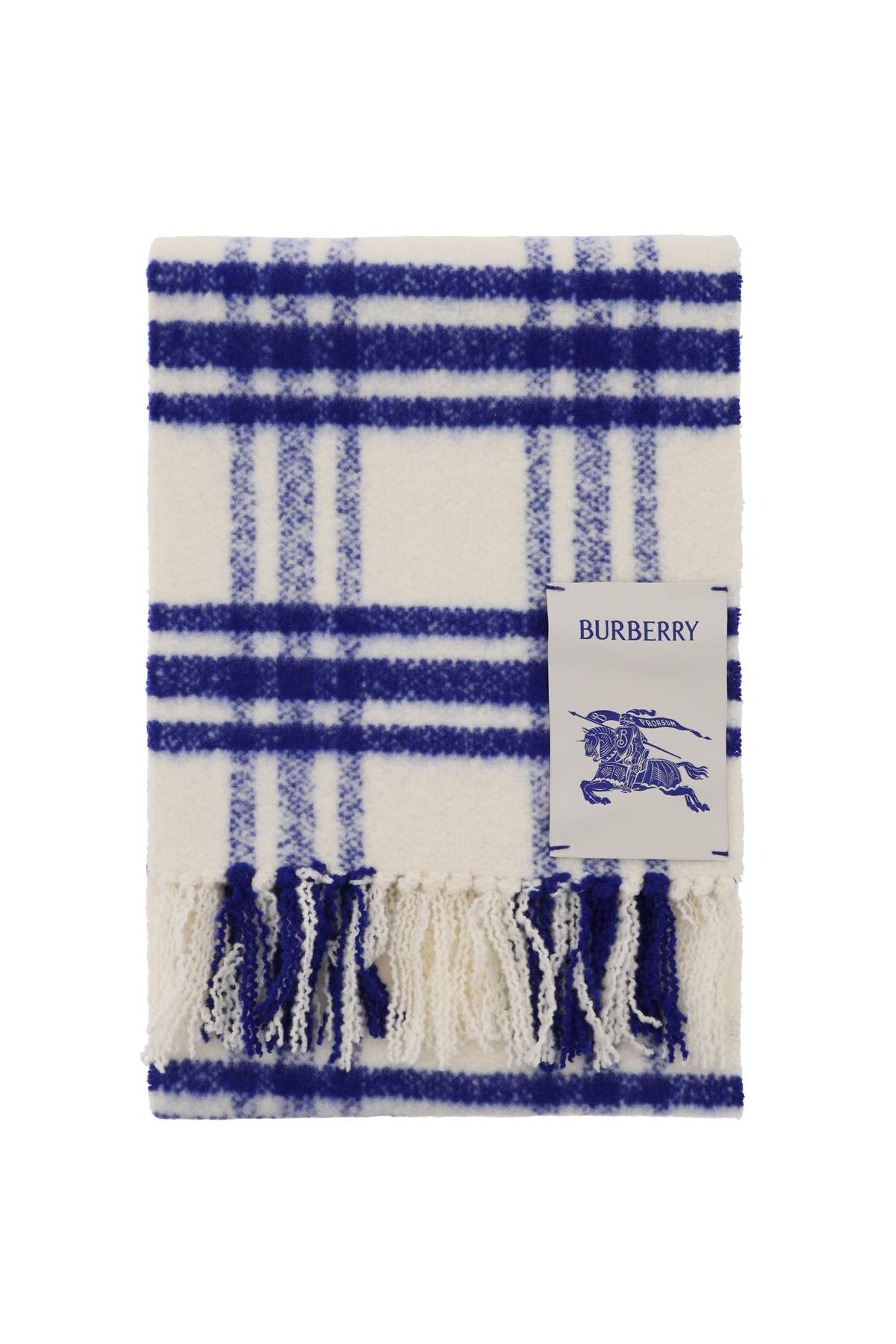Burberry BURBERRY check wool scarf