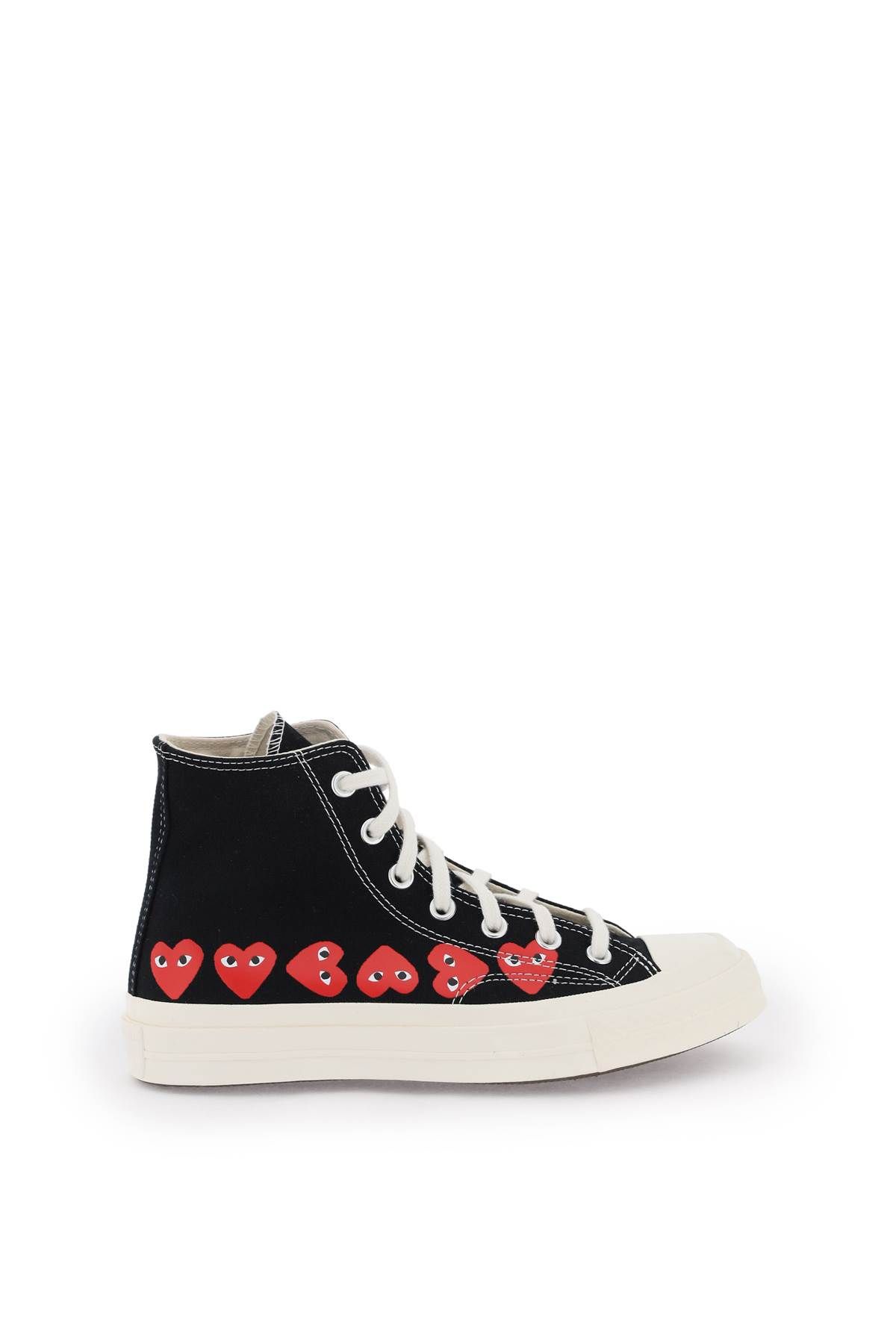 Comme Des Garçons Play COMME DES GARCONS PLAY multi heart converse x comme des garçons play hi-top sneakers