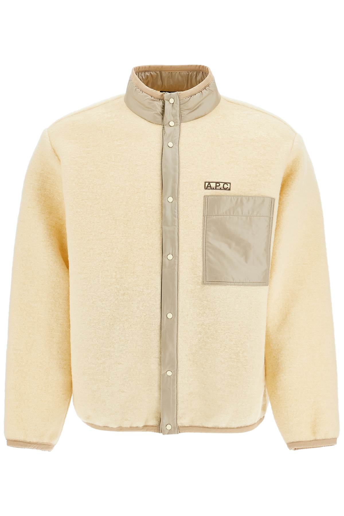 A.P.C. A. P.C. ewan wool effect fleece bl