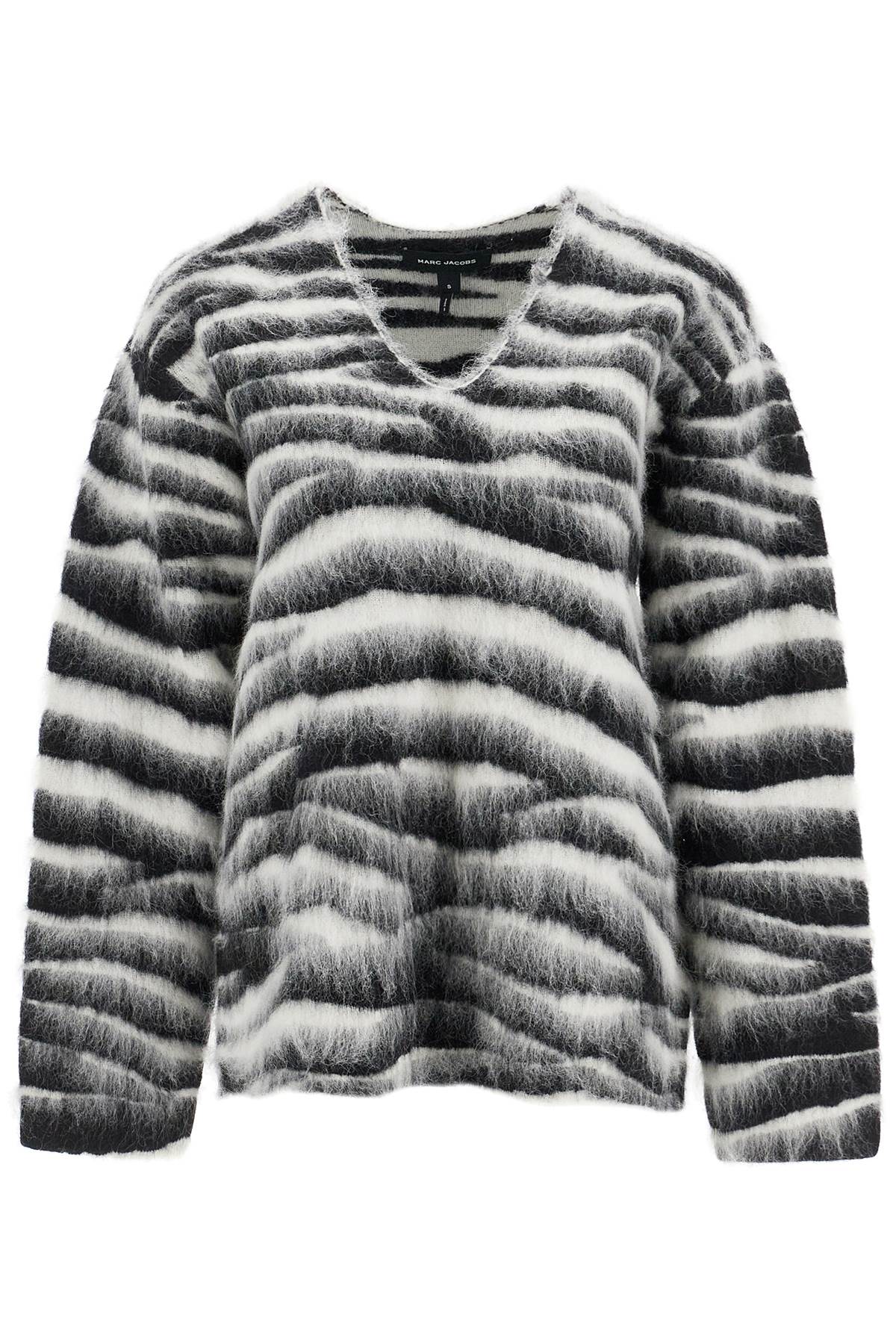 Marc Jacobs MARC JACOBS zebra print wool and mohair