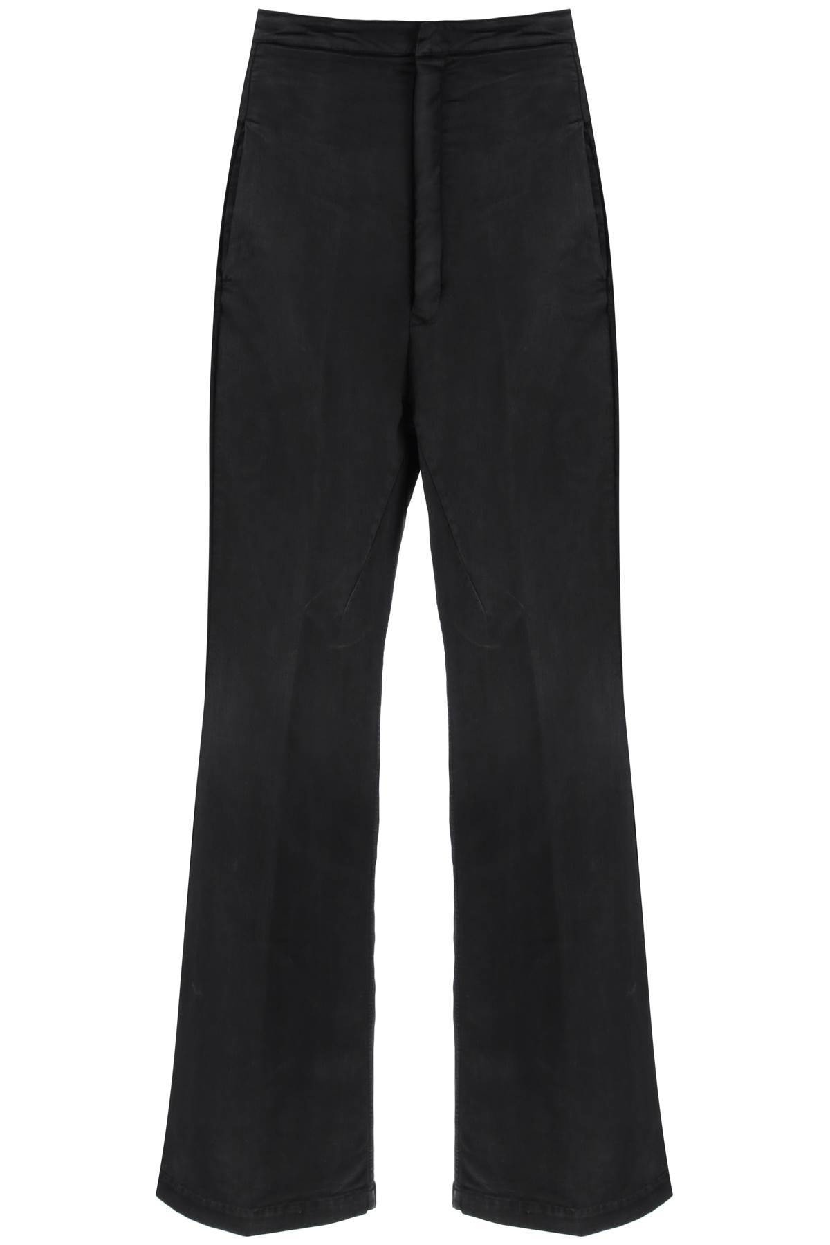 Rick Owens RICK OWENS high-waisted bootcut jeans with a