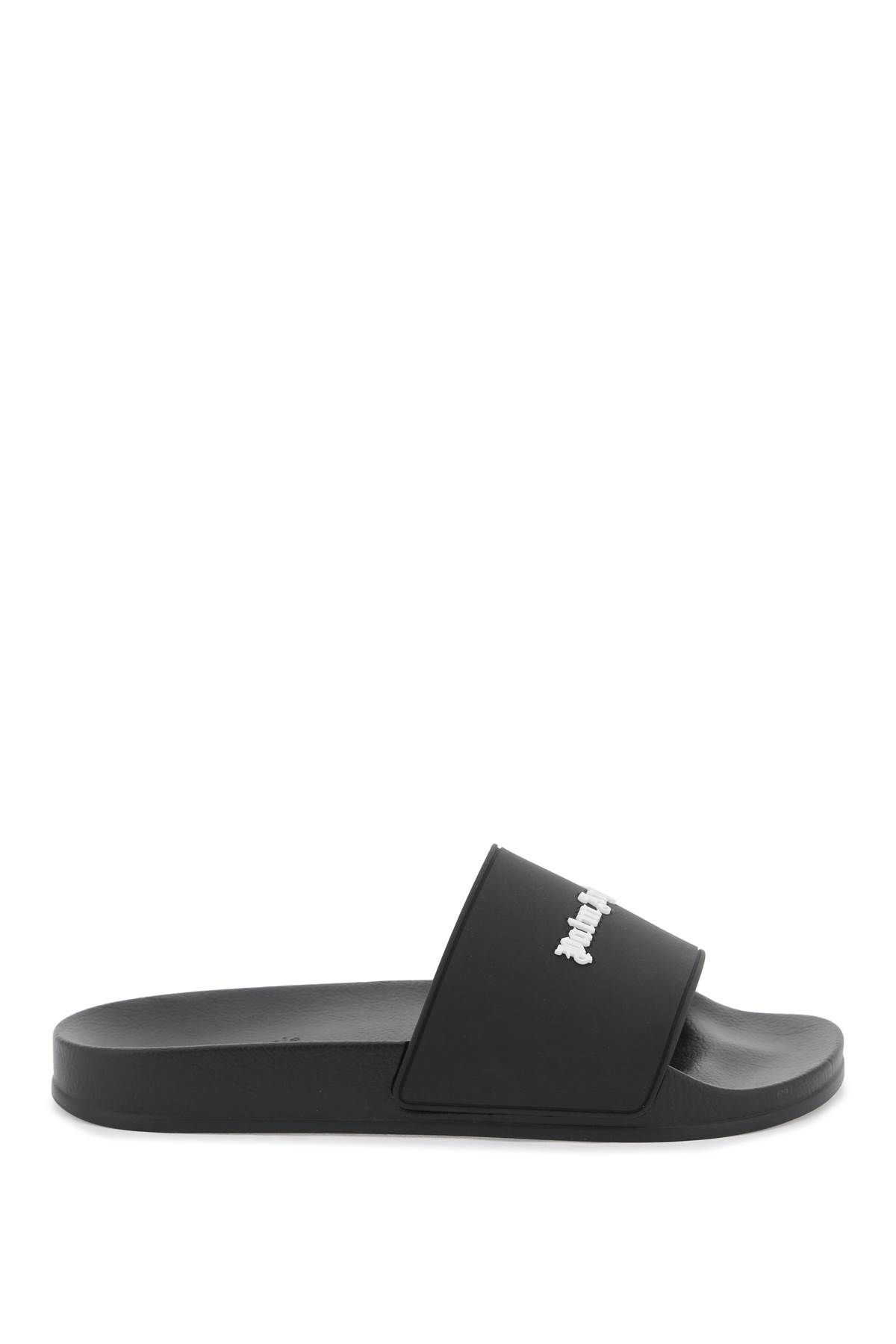 PALM ANGELS PALM ANGELS rubber monogram slides