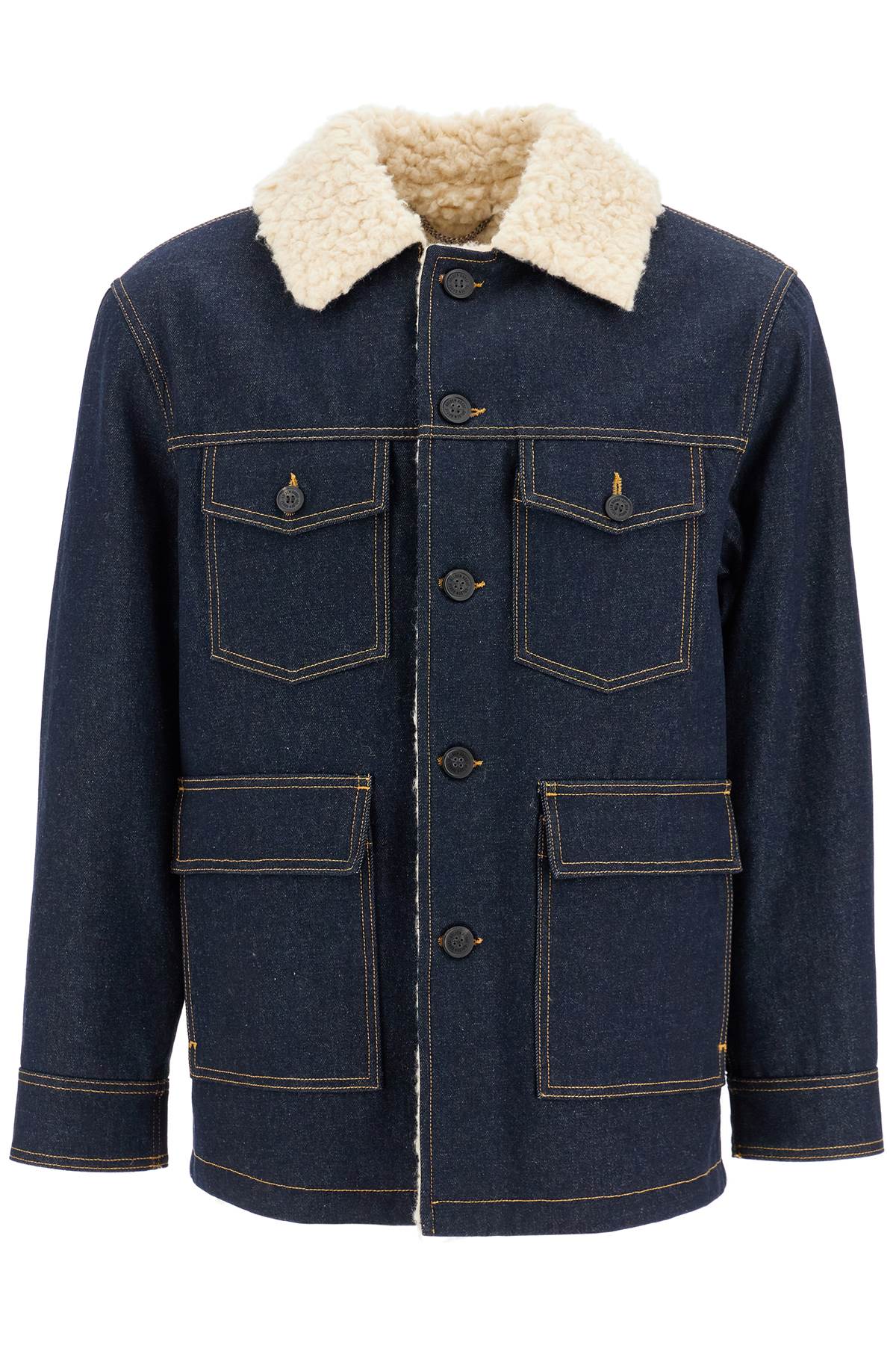 Golden Goose GOLDEN GOOSE denim caban coat